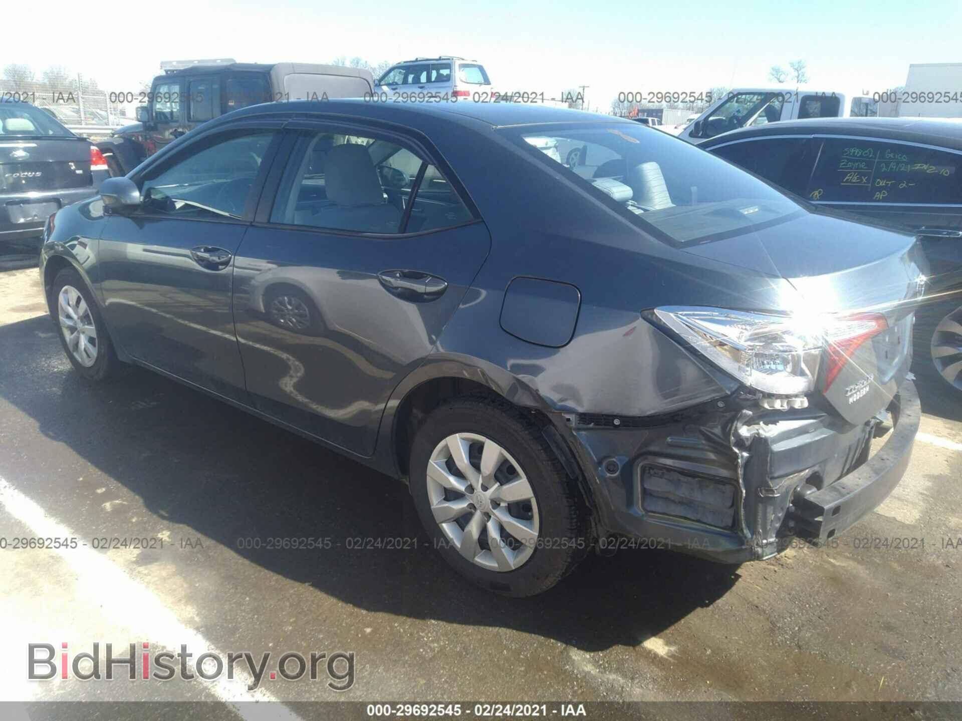 2014 TOYOTA COROLLA - VIN: 5YFBURHEXEP164970 - Фото 3
