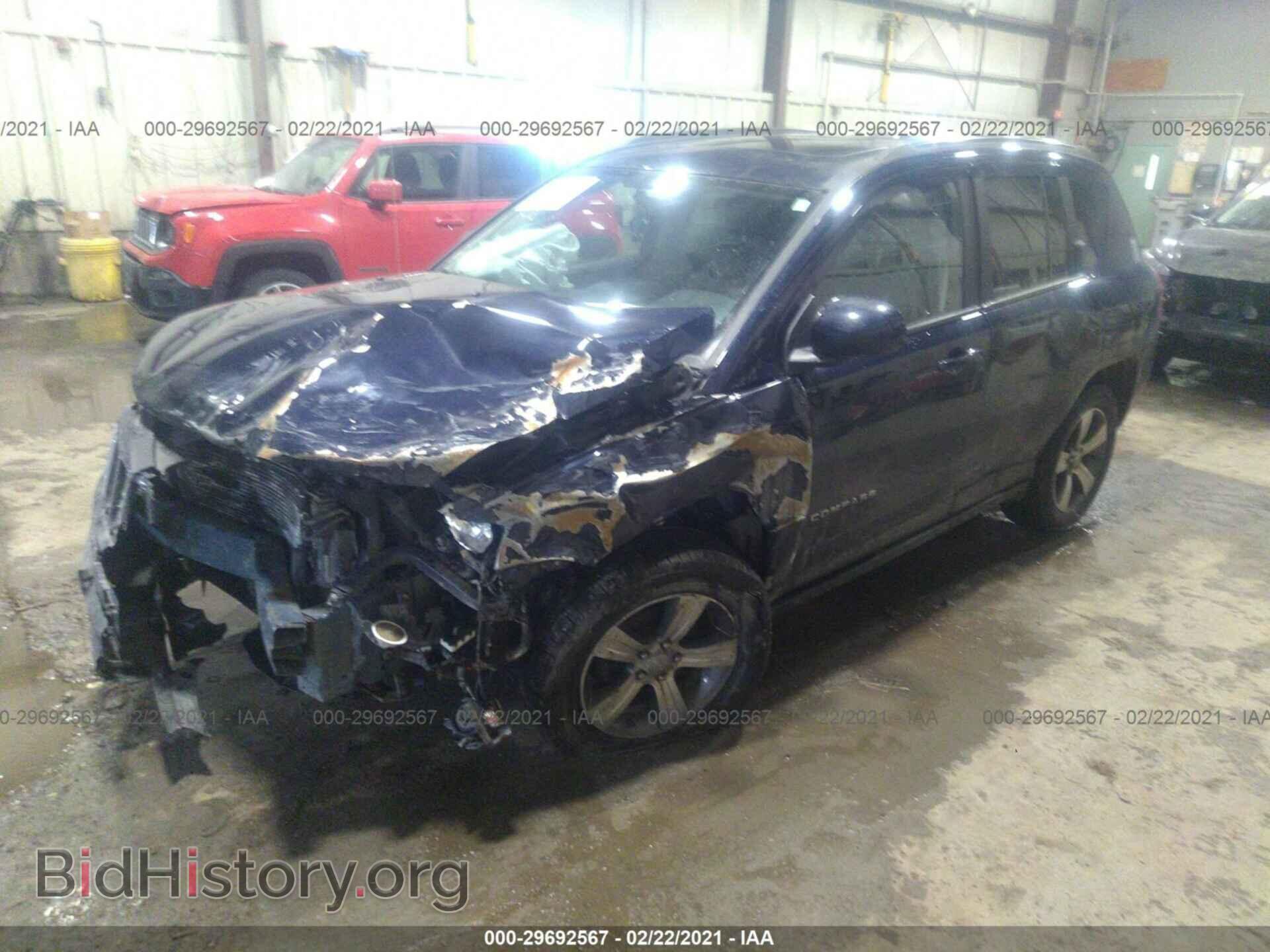 2016 JEEP COMPASS - VIN: 1C4NJDEB0GD654973 - Photo 2