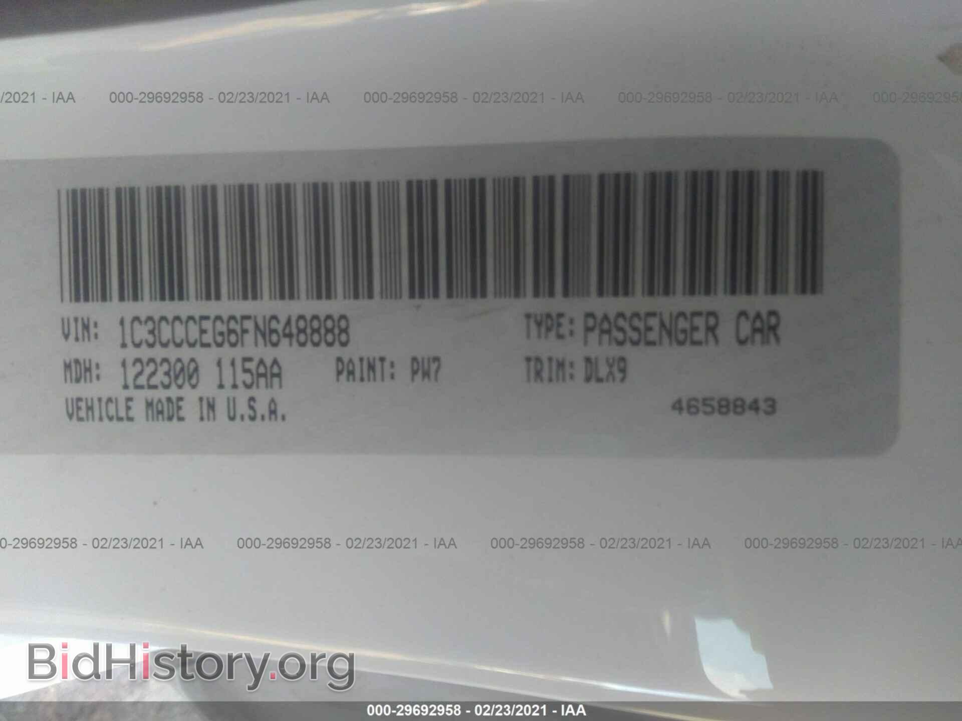 2015 CHRYSLER 200 - VIN: 1C3CCCEG6FN648888 - Фото 9