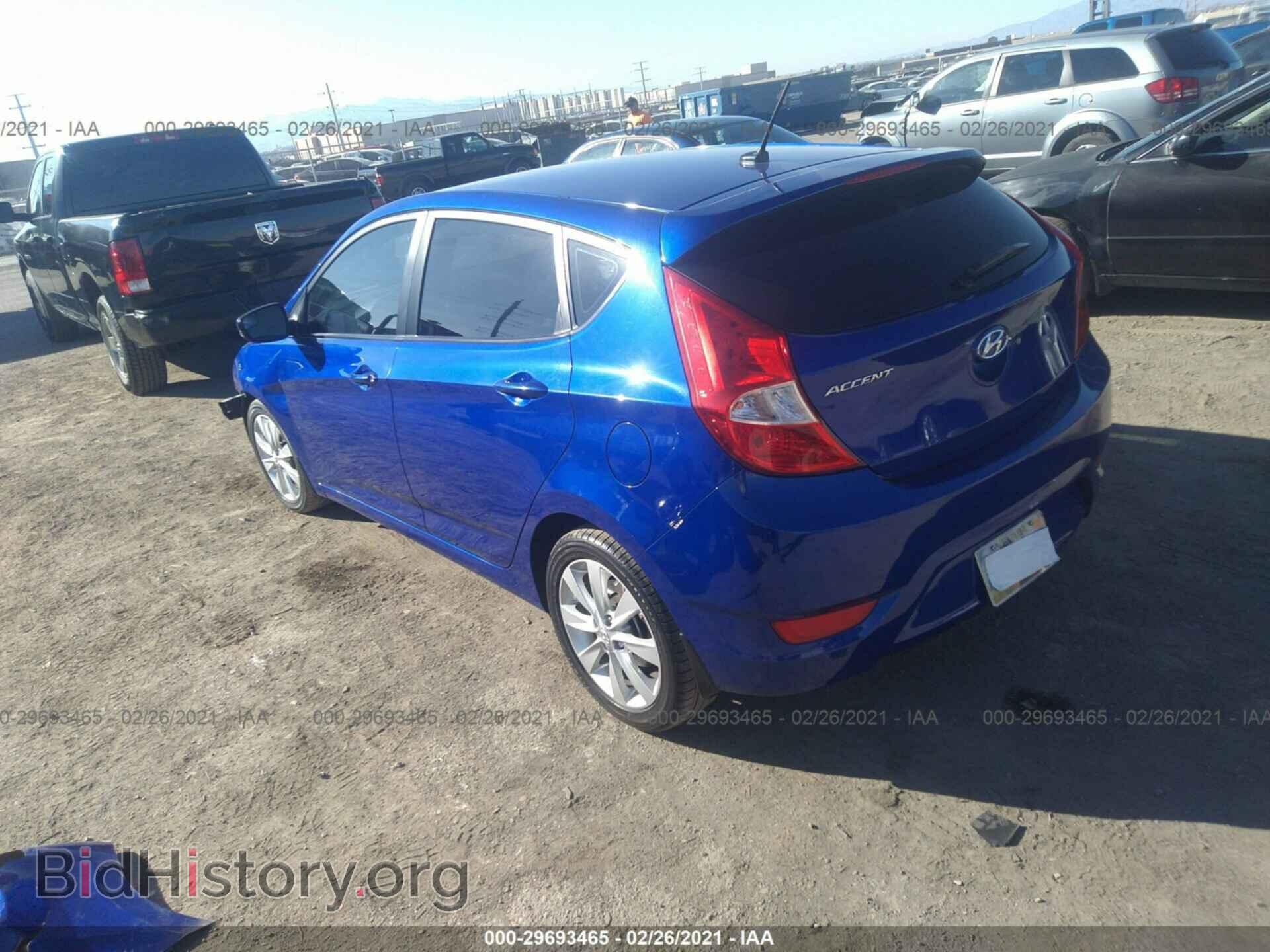 2014 HYUNDAI ACCENT - VIN: KMHCU5AE4EU152366 - Фото 3