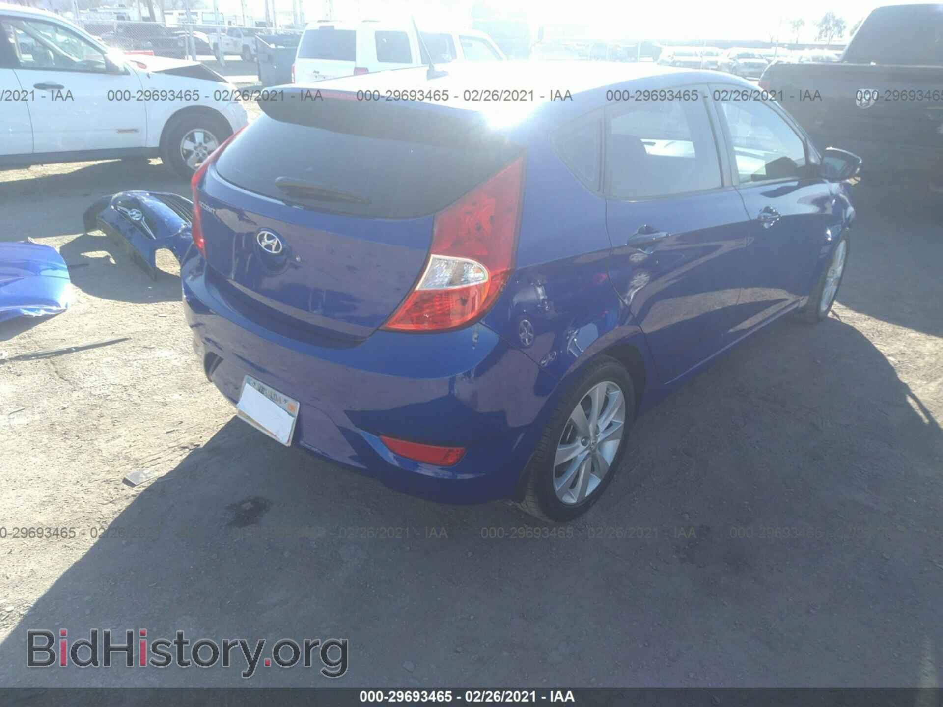 2014 HYUNDAI ACCENT - VIN: KMHCU5AE4EU152366 - Фото 4
