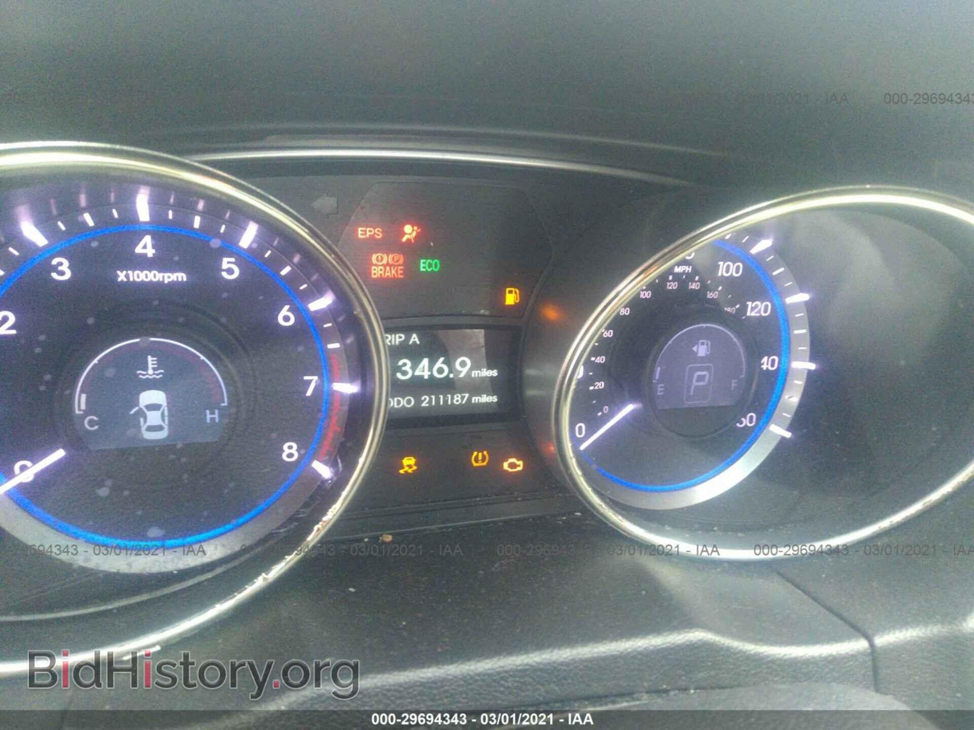 2012 HYUNDAI SONATA - VIN: 5NPEC4AB5CH479883 - Фото 7