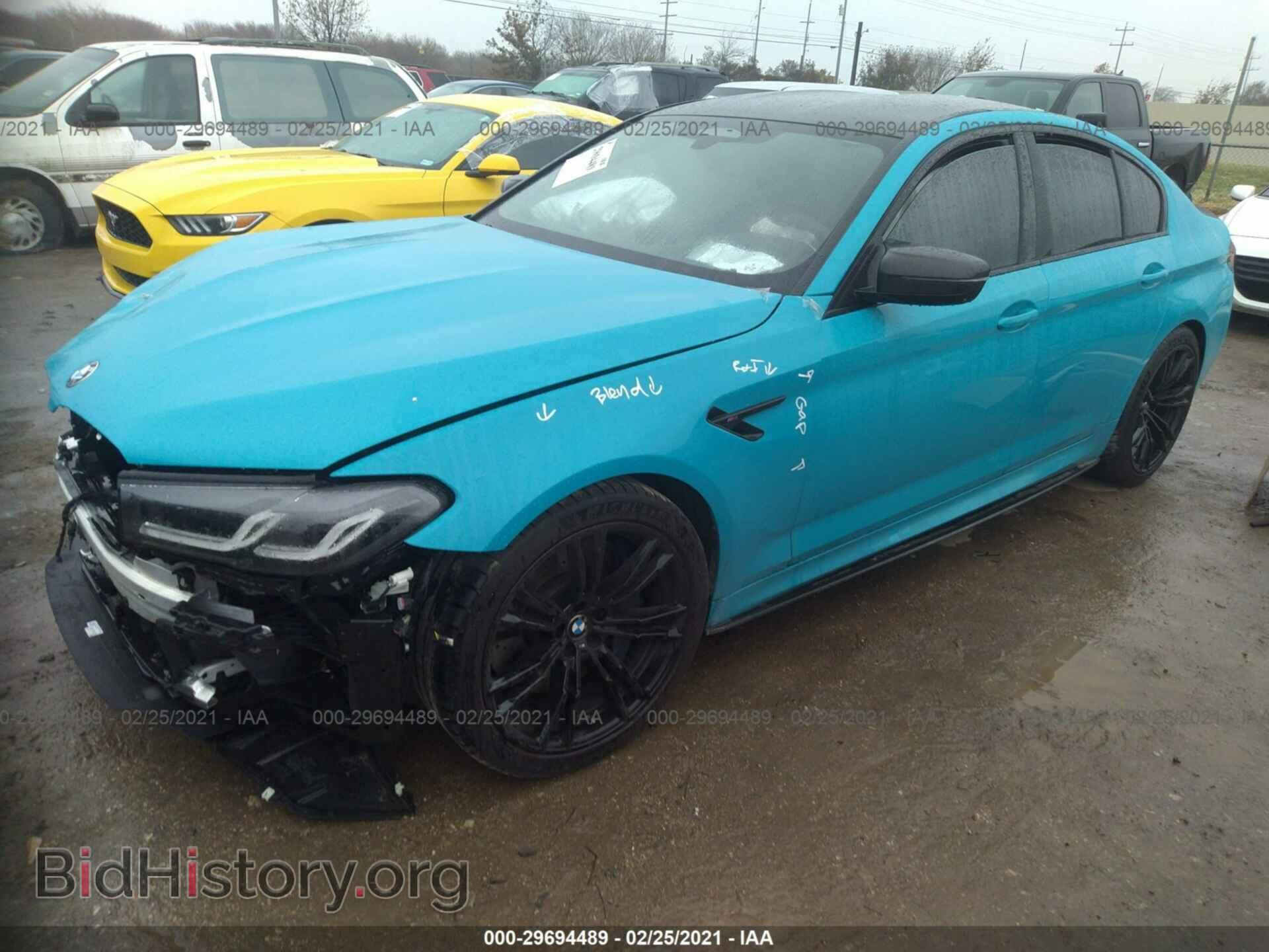 2021 BMW M5 - VIN: WBS83CH01MCF56155 - Фото 2