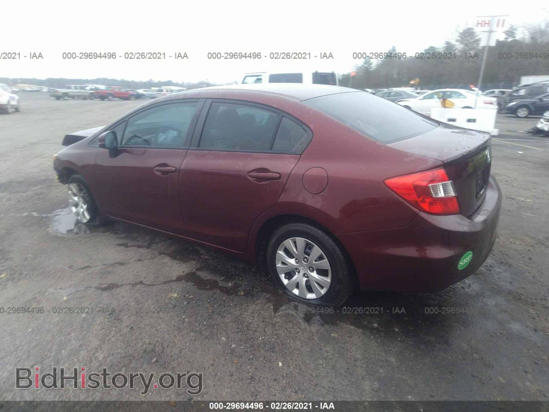 2012 HONDA CIVIC SDN - VIN: 19XFB2F53CE043729 - Фото 3