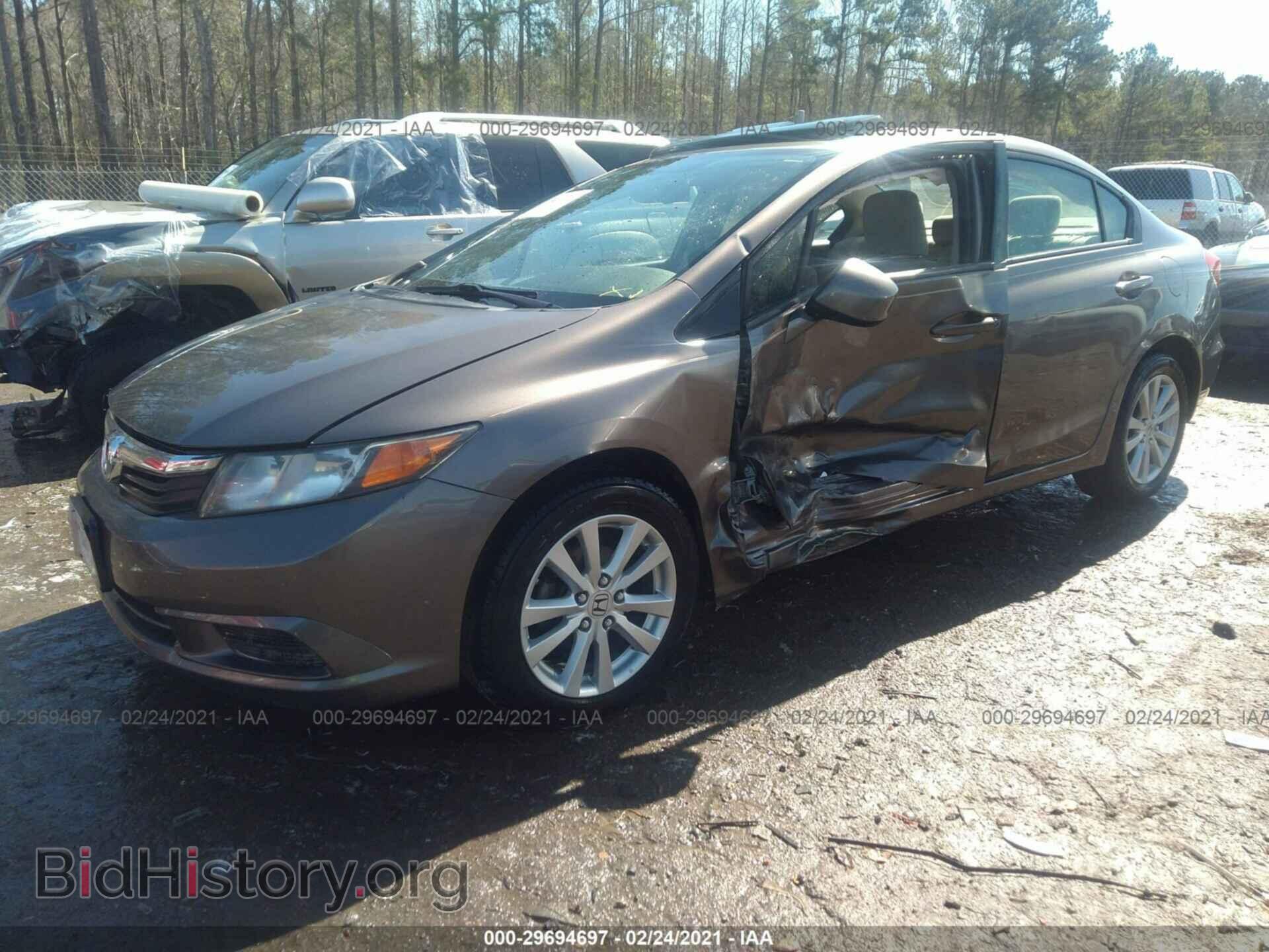 2012 HONDA CIVIC SDN - VIN: JHMFB2F87CS003143 - Фото 2