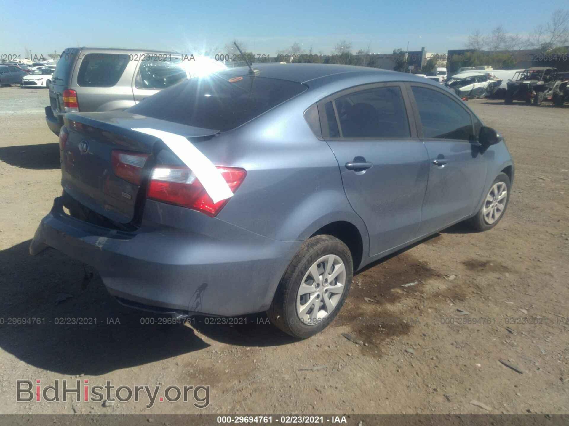 2016 KIA RIO - VIN: KNADM4A31G6678024 - Фото 4
