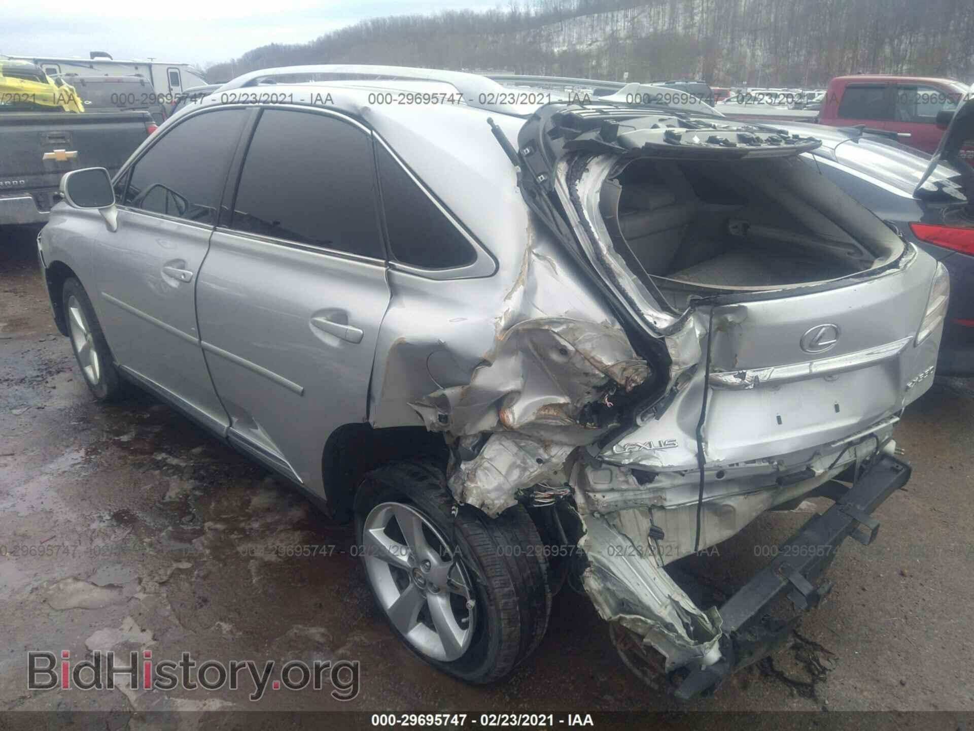 2010 LEXUS RX 350 - VIN: 2T2BK1BA2AC049153 - Фото 3