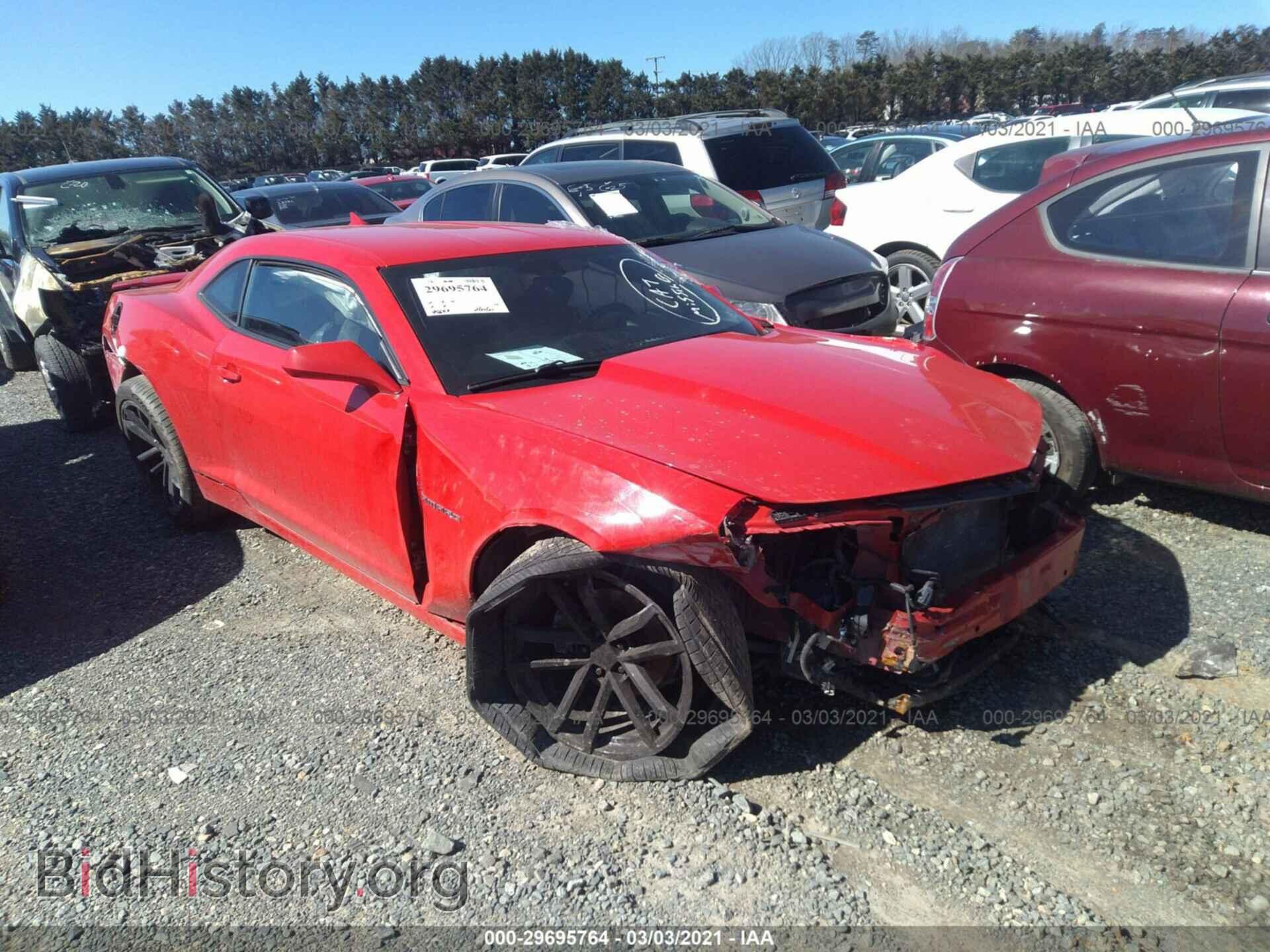 Photo 2G1FB1E31E9289828 - CHEVROLET CAMARO 2014