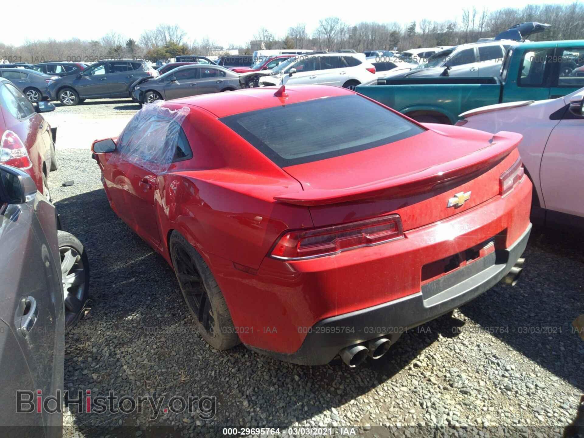 2014 CHEVROLET CAMARO - VIN: 2G1FB1E31E9289828 - Фото 3