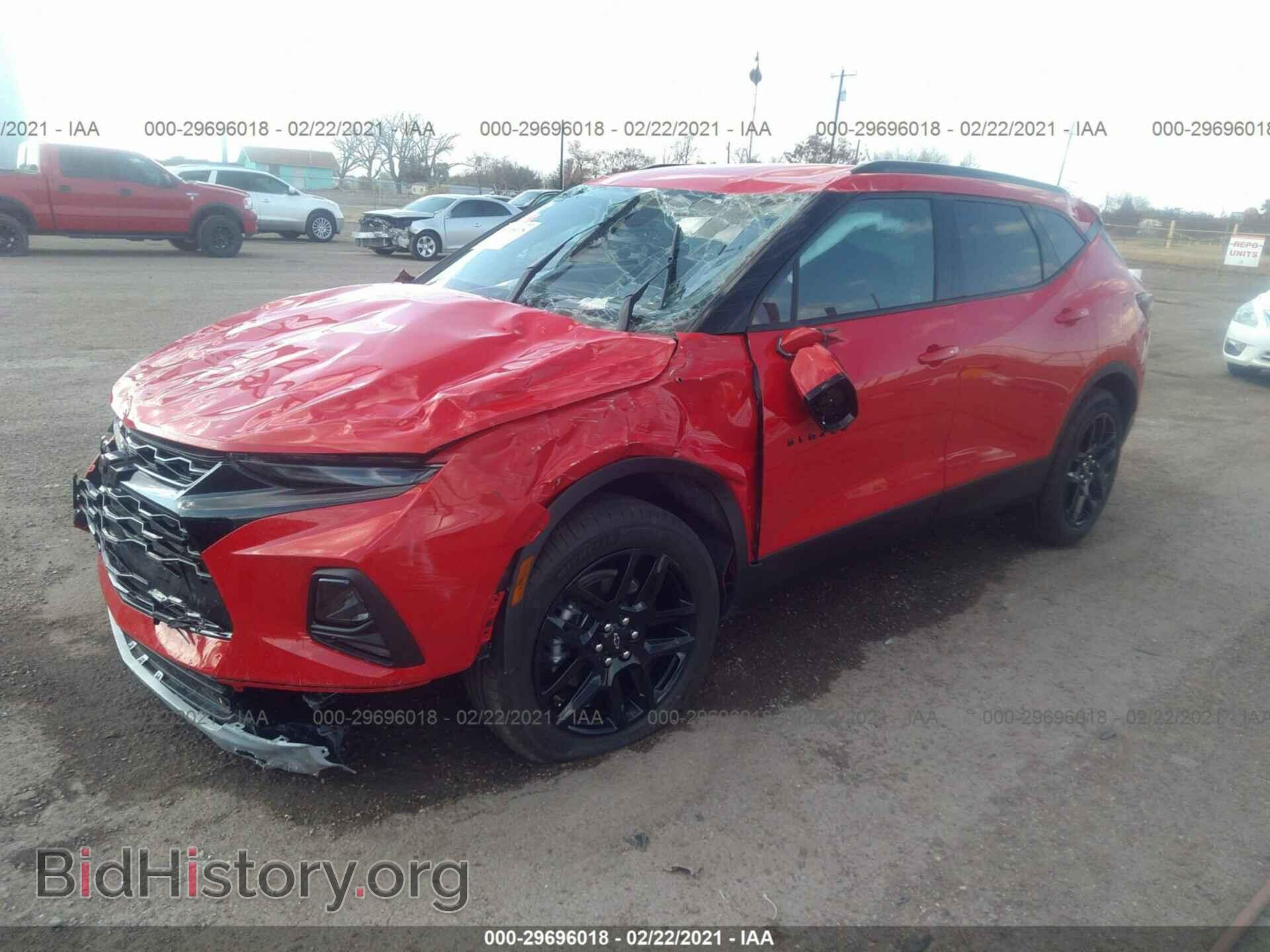 2021 CHEVROLET BLAZER - VIN: 3GNKBBRA7MS516341 - Фото 2
