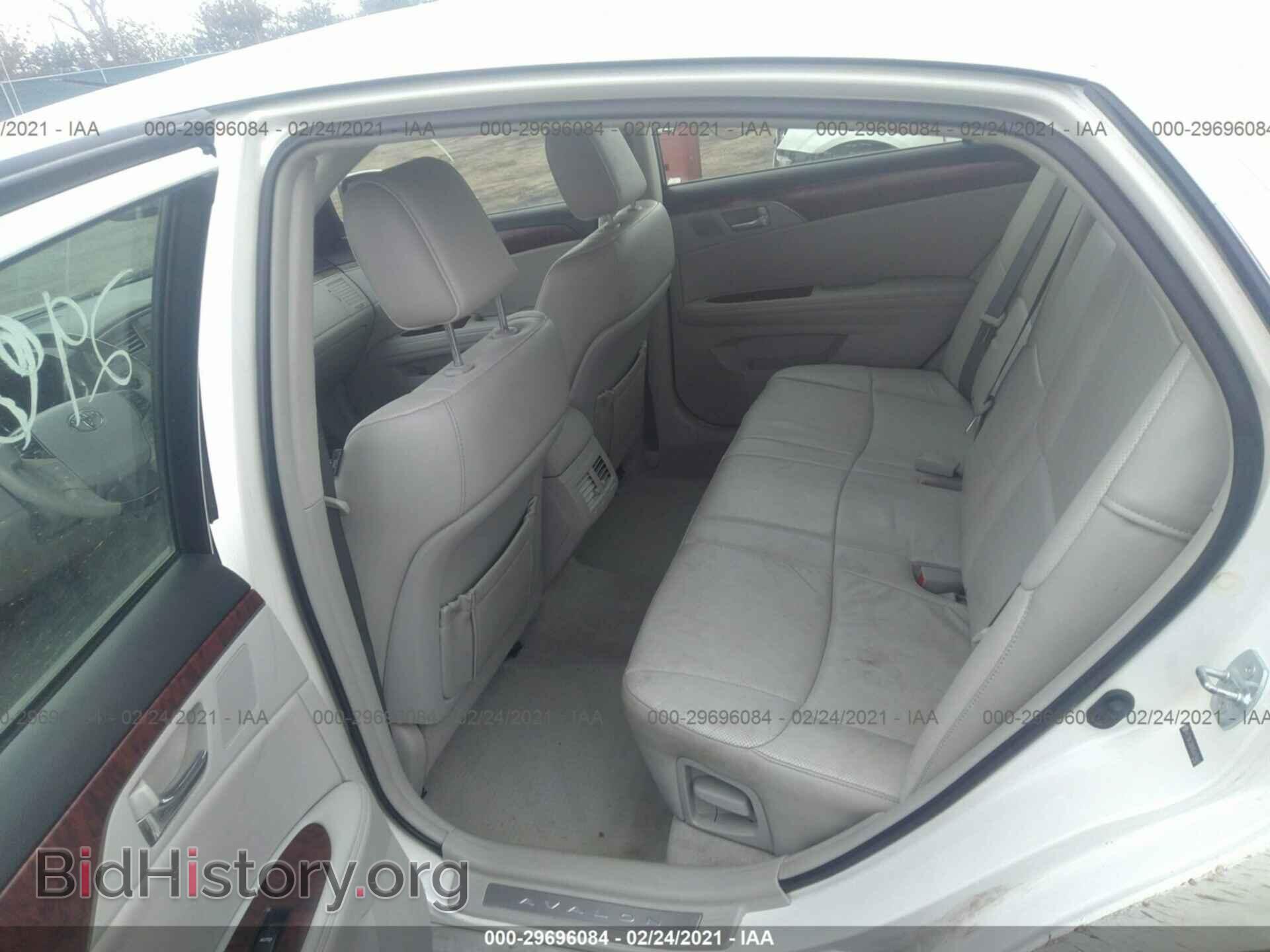 2011 TOYOTA AVALON - VIN: 4T1BK3DBXBU429461 - Фото 8