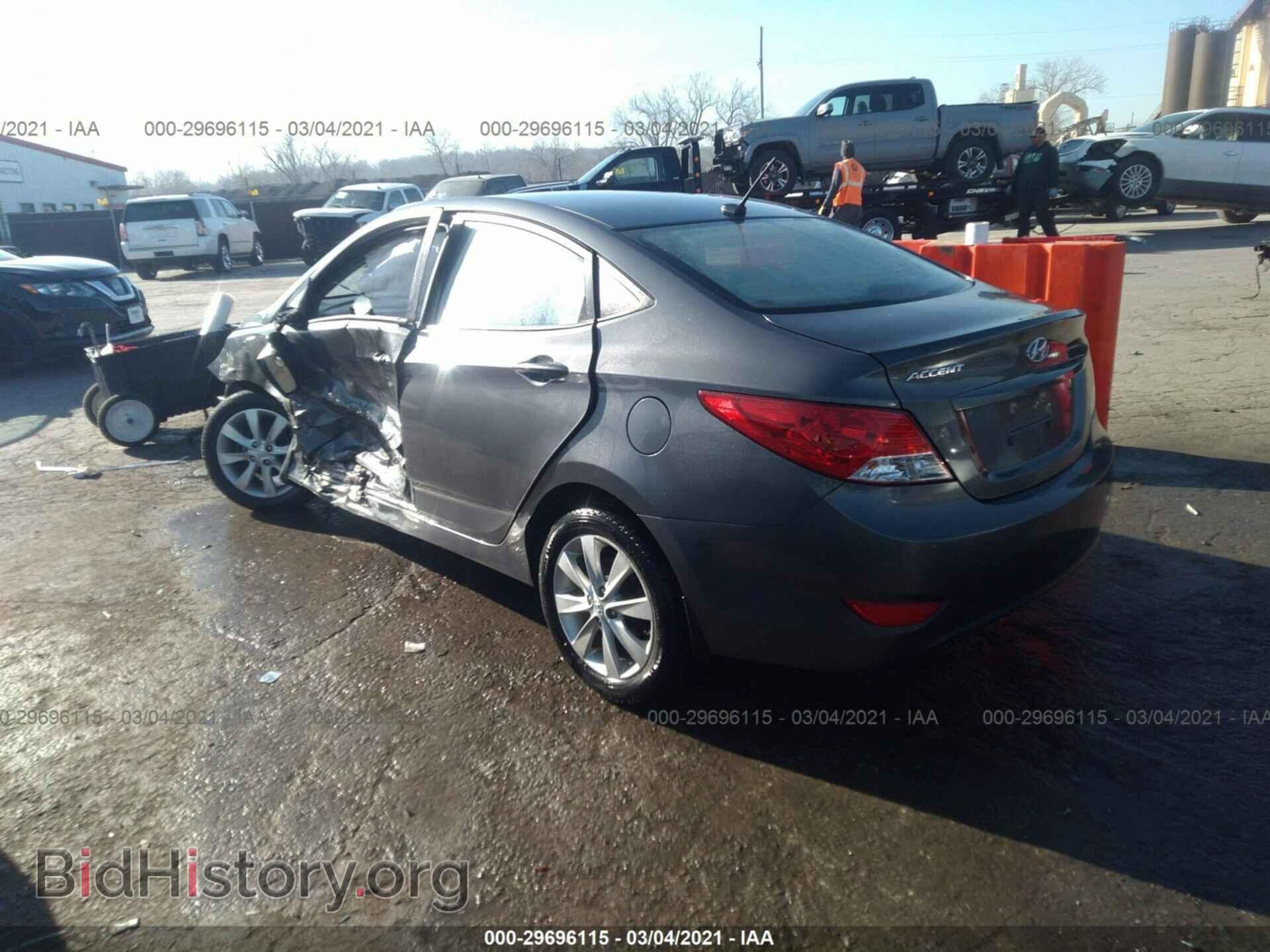 2012 HYUNDAI ACCENT - VIN: KMHCU4AE8CU135111 - Фото 3