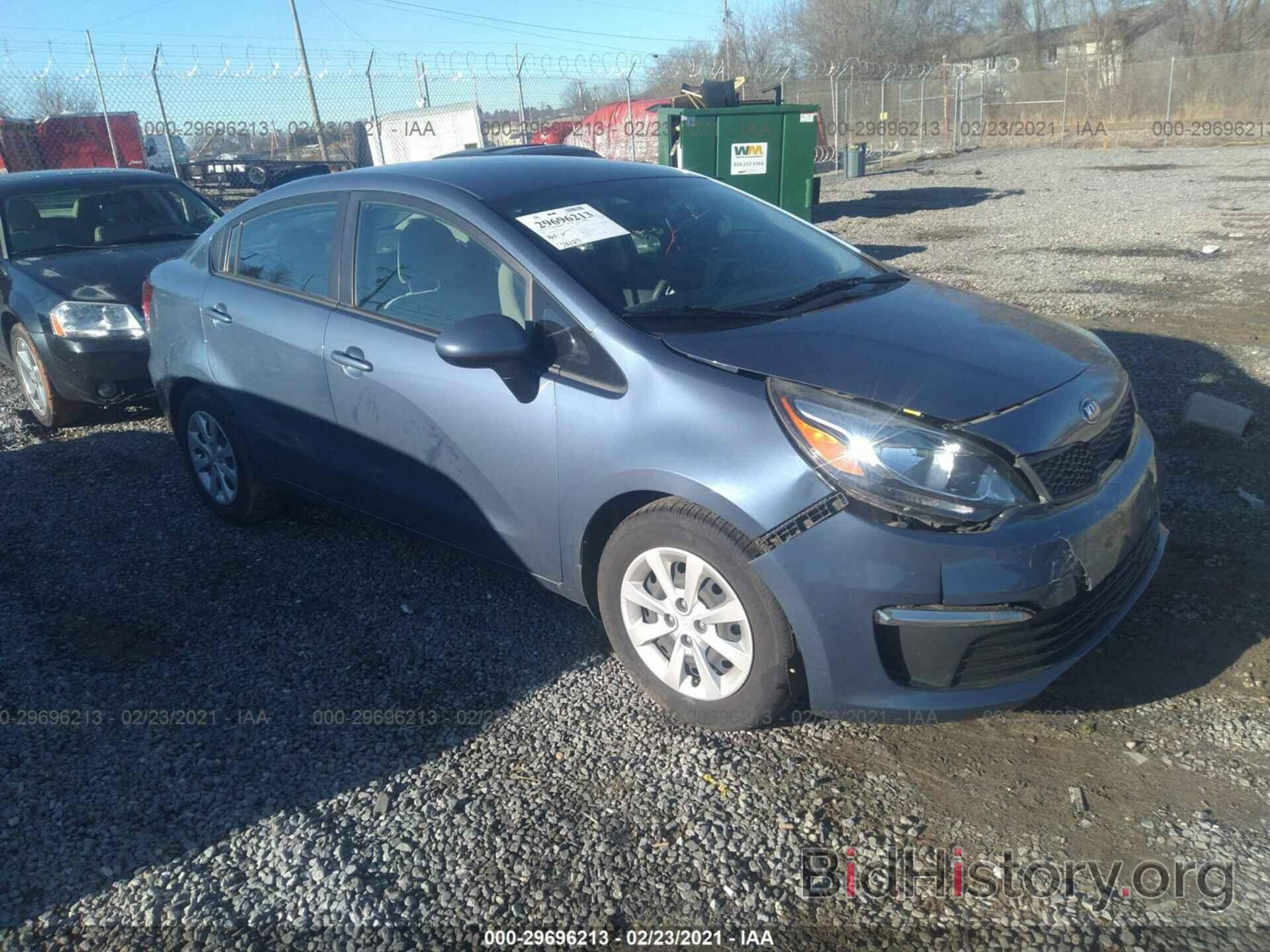 Photo KNADM4A36G6649232 - KIA RIO 2016