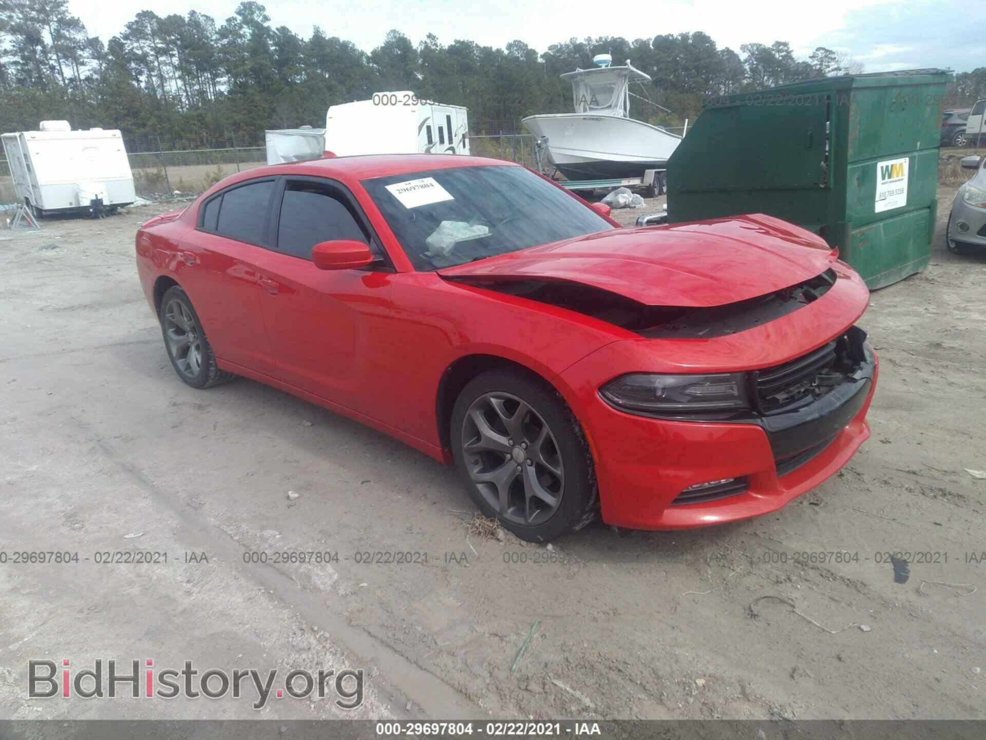 Photo 2C3CDXHG8FH825210 - DODGE CHARGER 2015