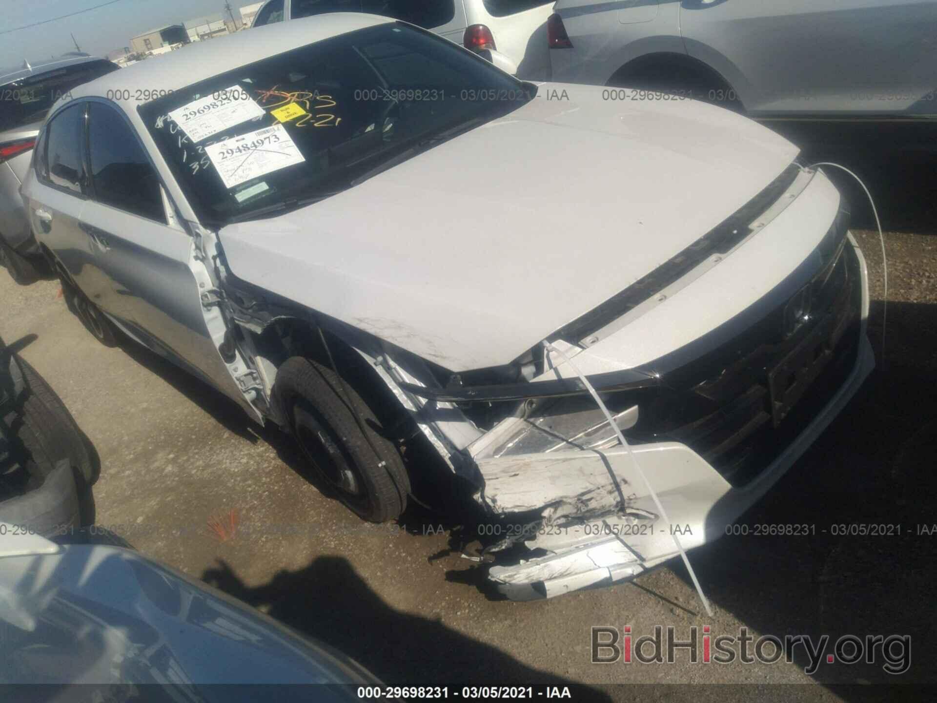 Photo 1HGCV1F31LA102736 - HONDA ACCORD SEDAN 2020