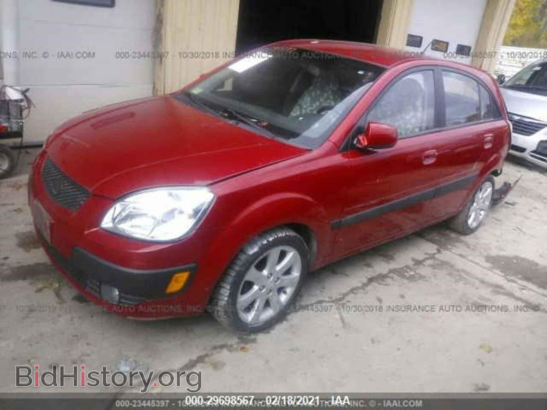 2007 KIA RIO5 - VIN: KNADE163776234862 - Фото 2