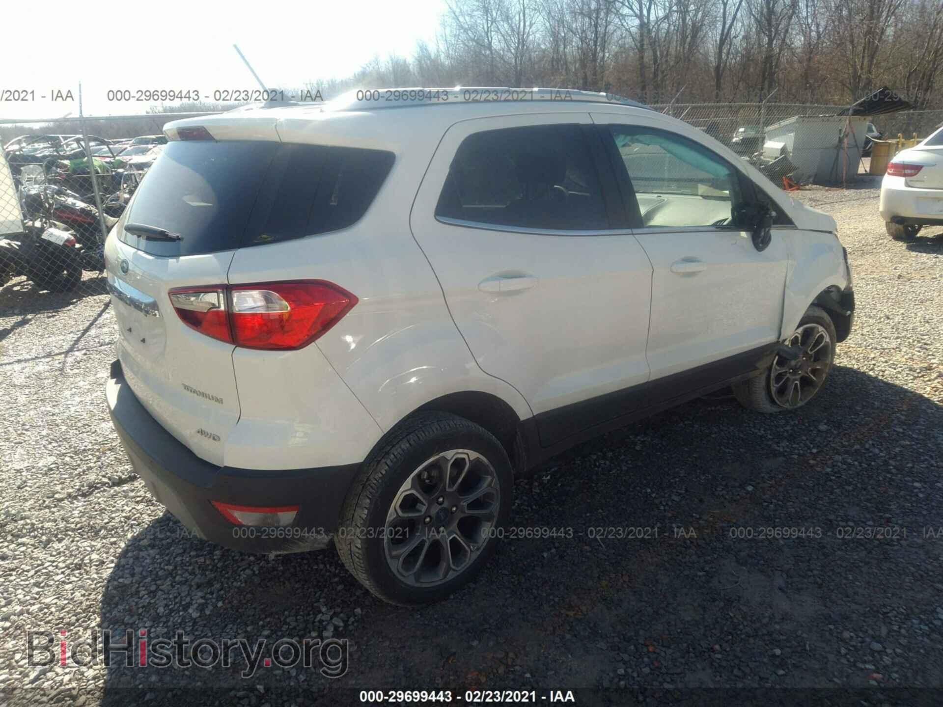 2020 FORD ECOSPORT - VIN: MAJ6S3KL8LC362177 - Фото 4