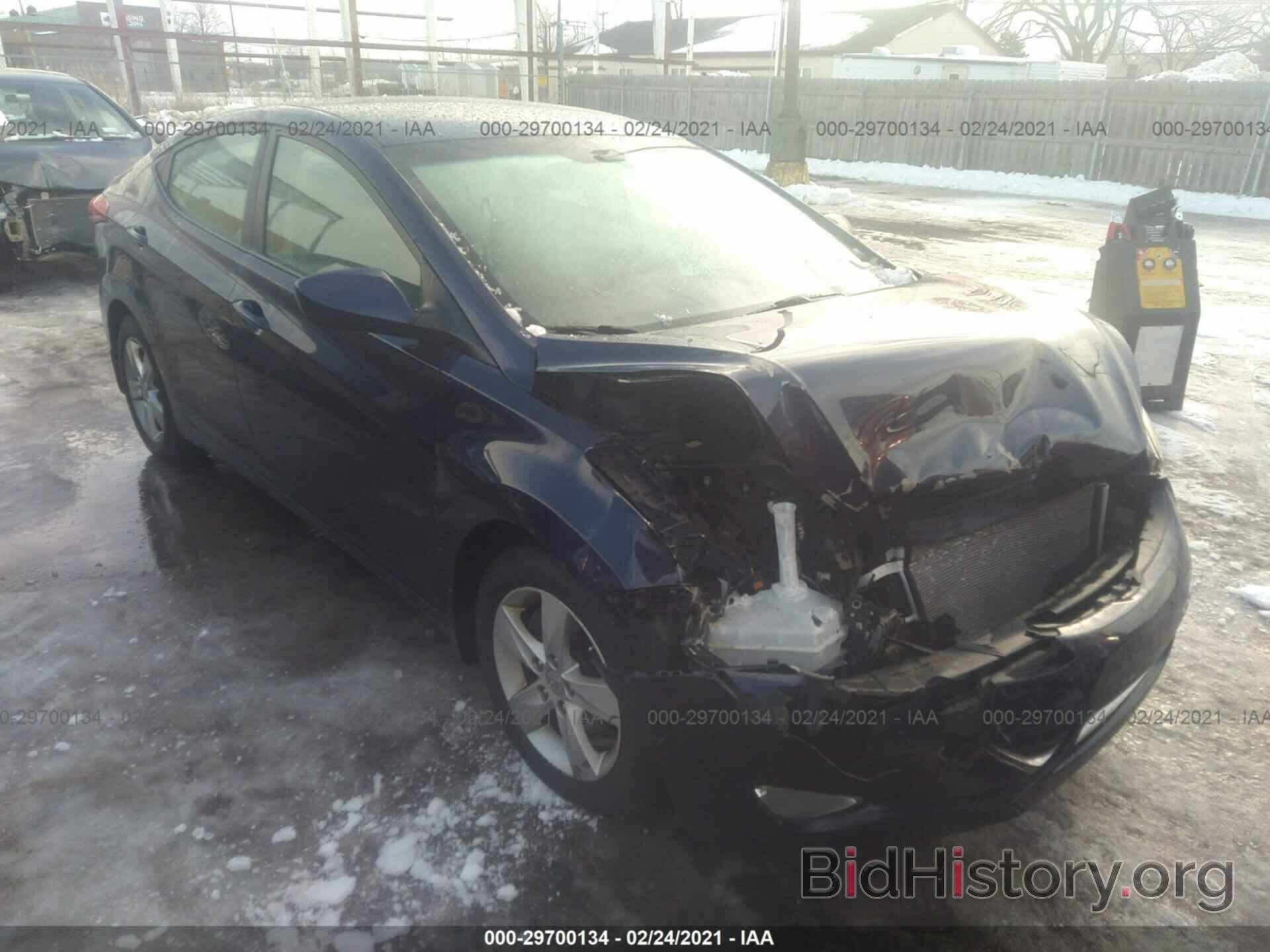 Photo 5NPDH4AEXCH146487 - HYUNDAI ELANTRA 2012