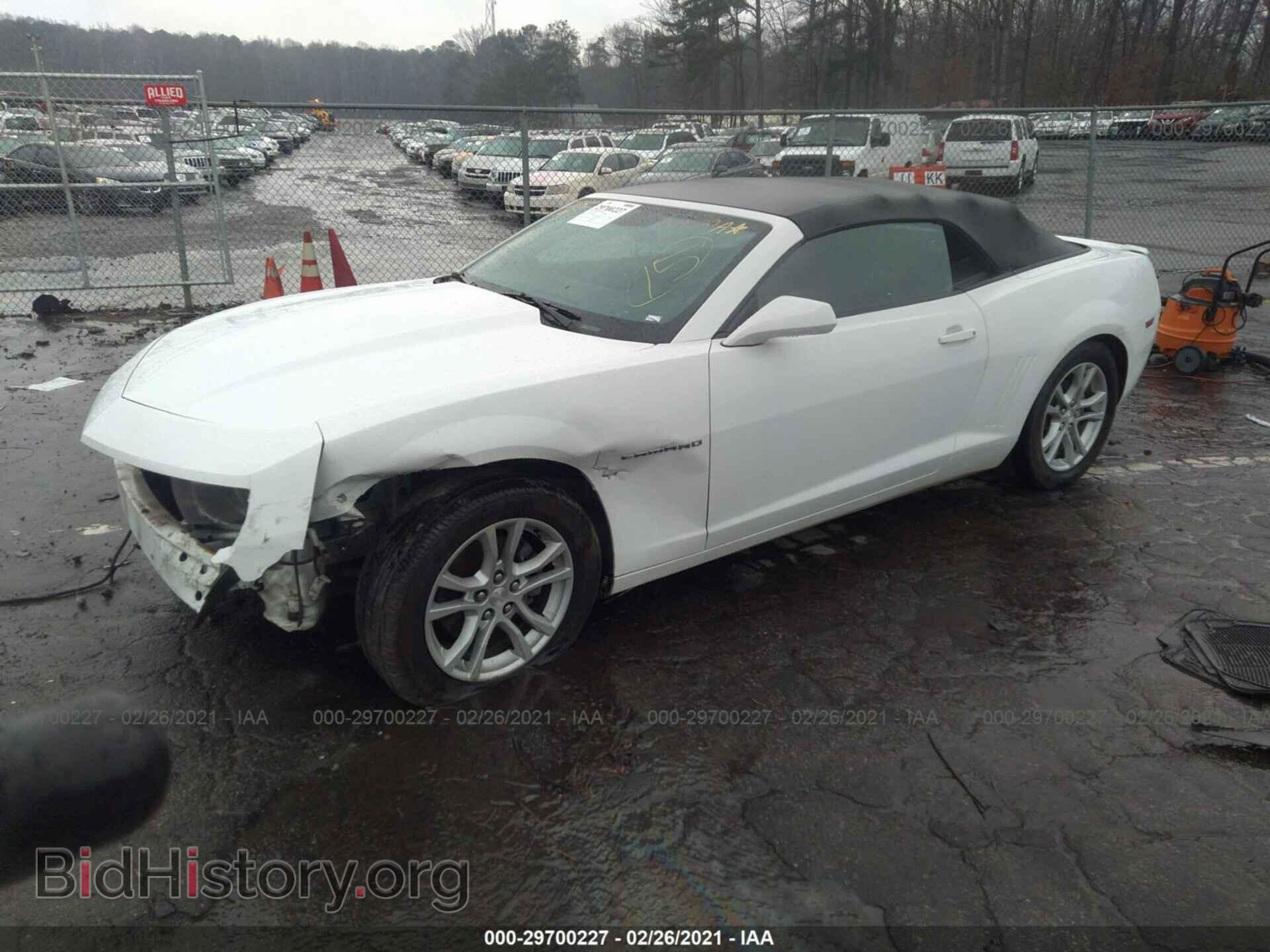2013 CHEVROLET CAMARO - VIN: 2G1FB3D33D9219629 - Фото 2