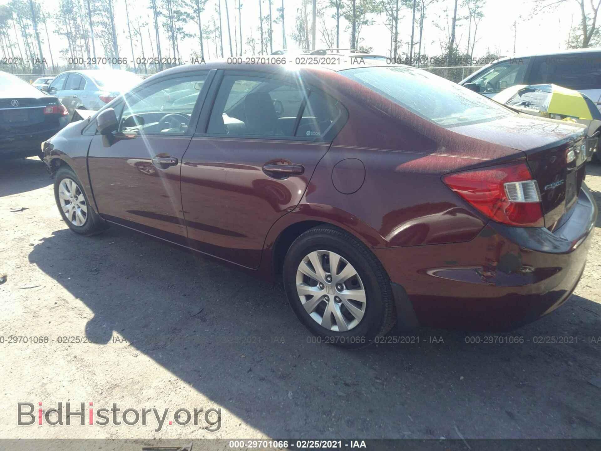 2012 HONDA CIVIC SDN - VIN: 2HGFB2F53CH567906 - Фото 3