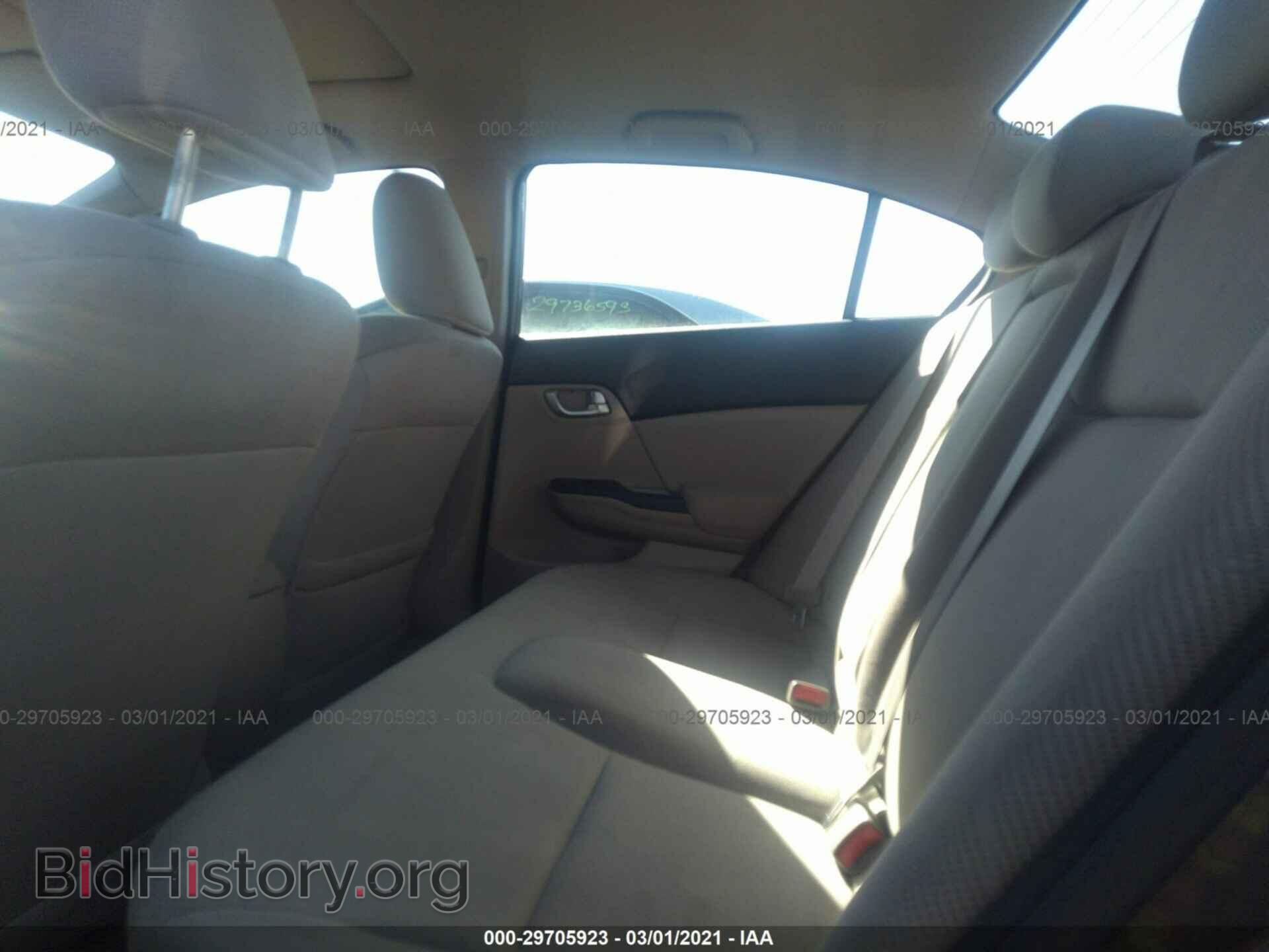 2012 HONDA CIVIC SDN - VIN: 2HGFB2F85CH535906 - Фото 8