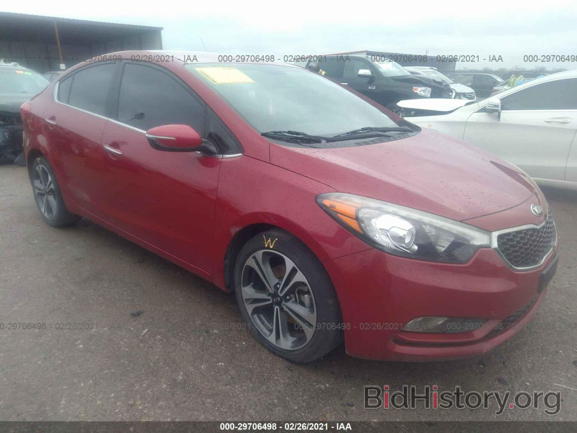 Photo KNAFX4A80E5154734 - KIA FORTE 2014