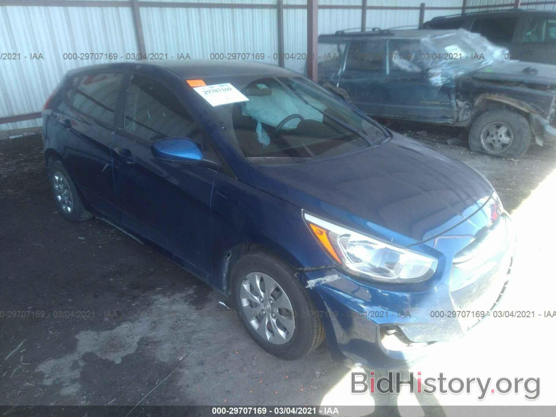 Photo KMHCT5AE6GU275639 - HYUNDAI ACCENT 2016