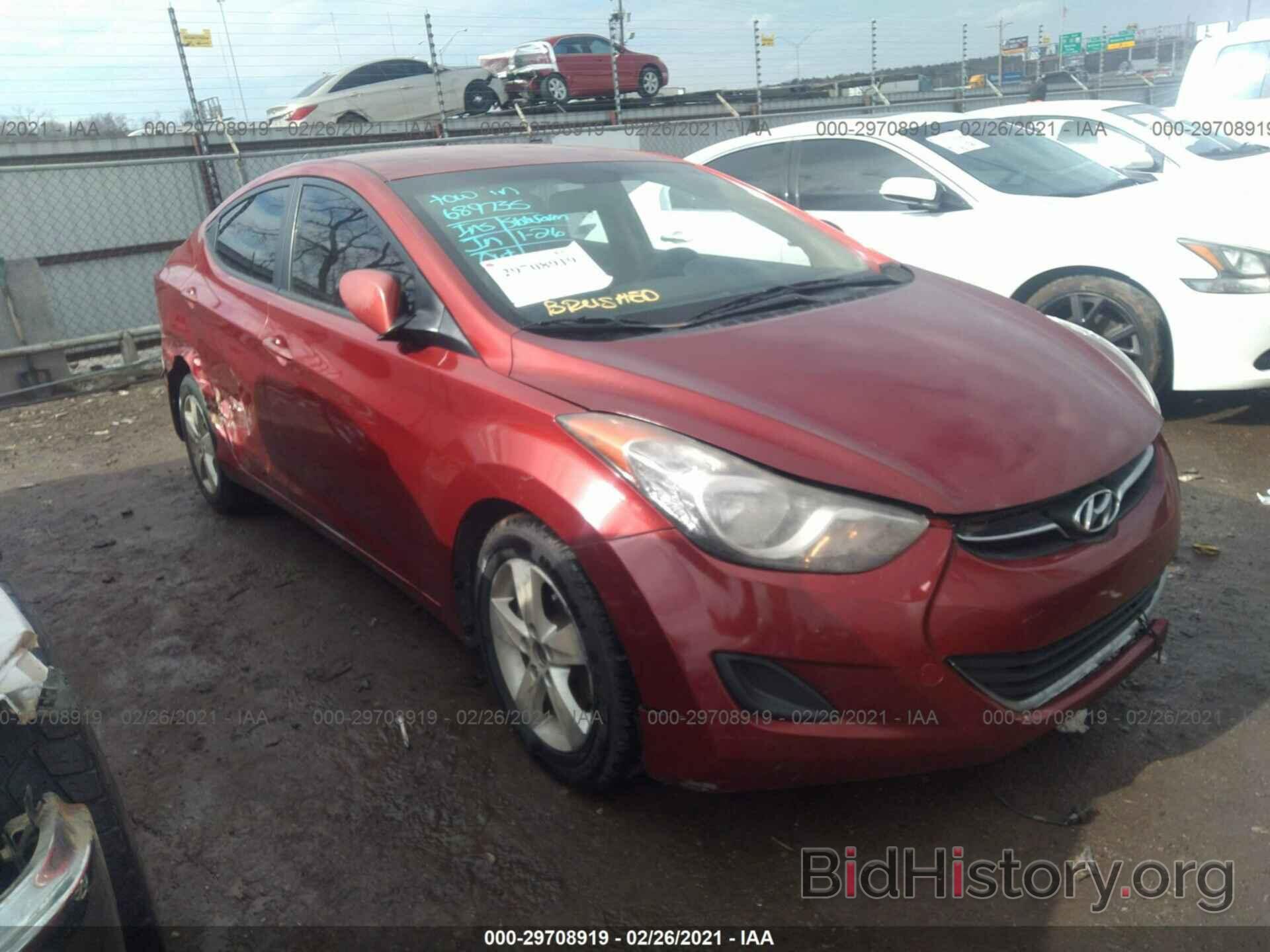 Photo KMHDH4AEXBU109116 - HYUNDAI ELANTRA 2011