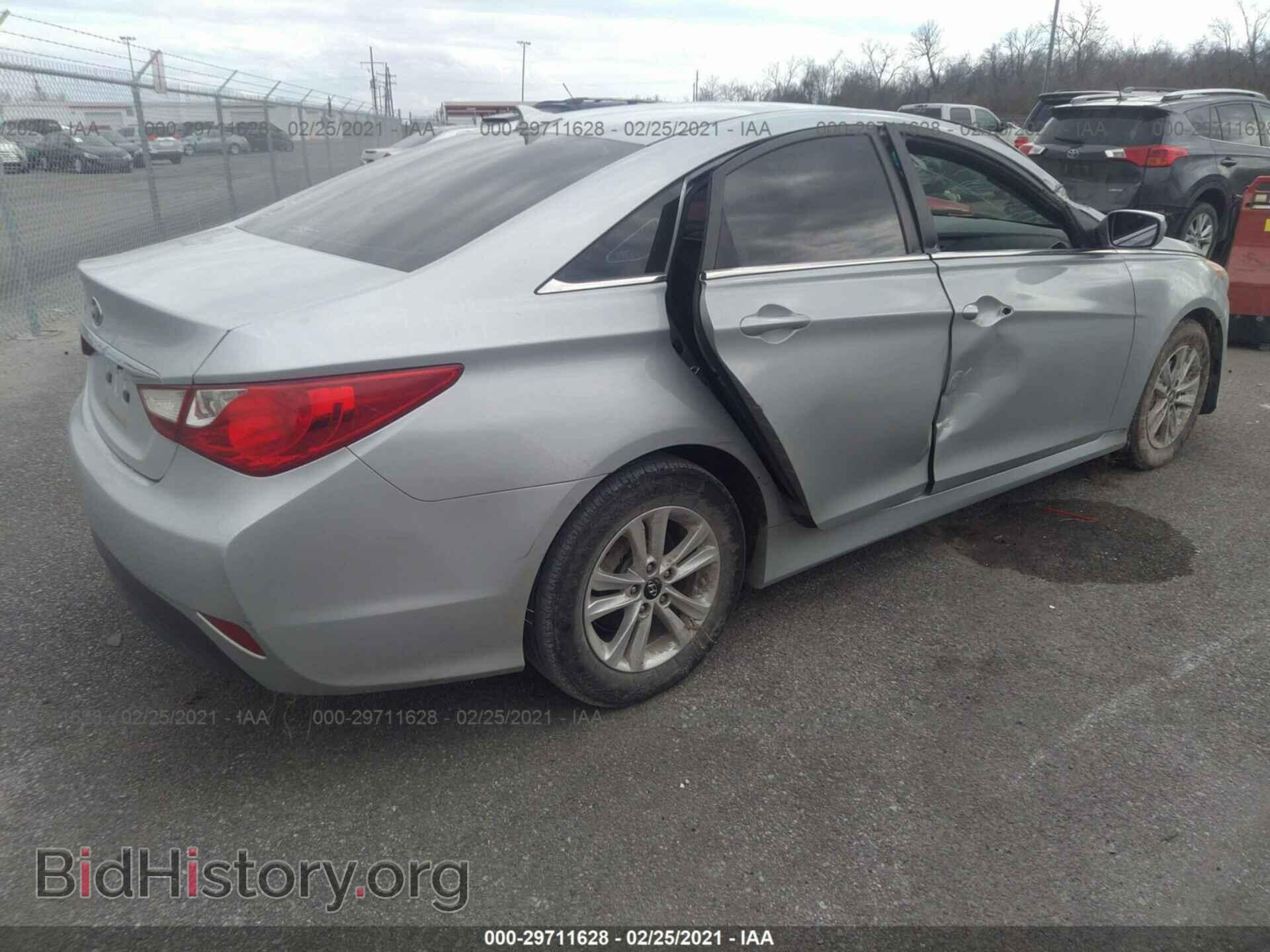 2014 HYUNDAI SONATA - VIN: 5NPEB4AC5EH921320 - Фото 4