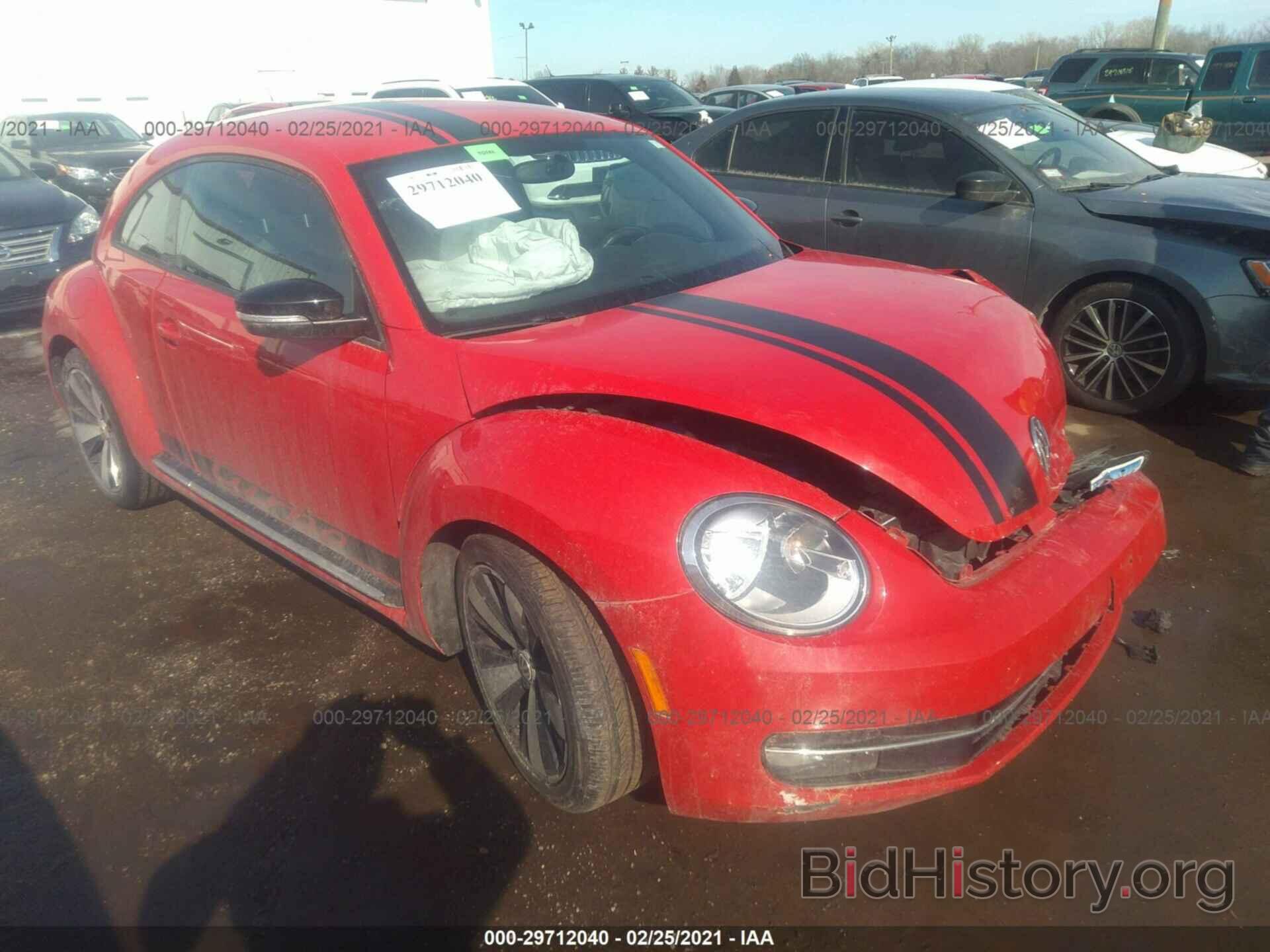 Photo 3VW4A7AT5CM657665 - VOLKSWAGEN BEETLE 2012