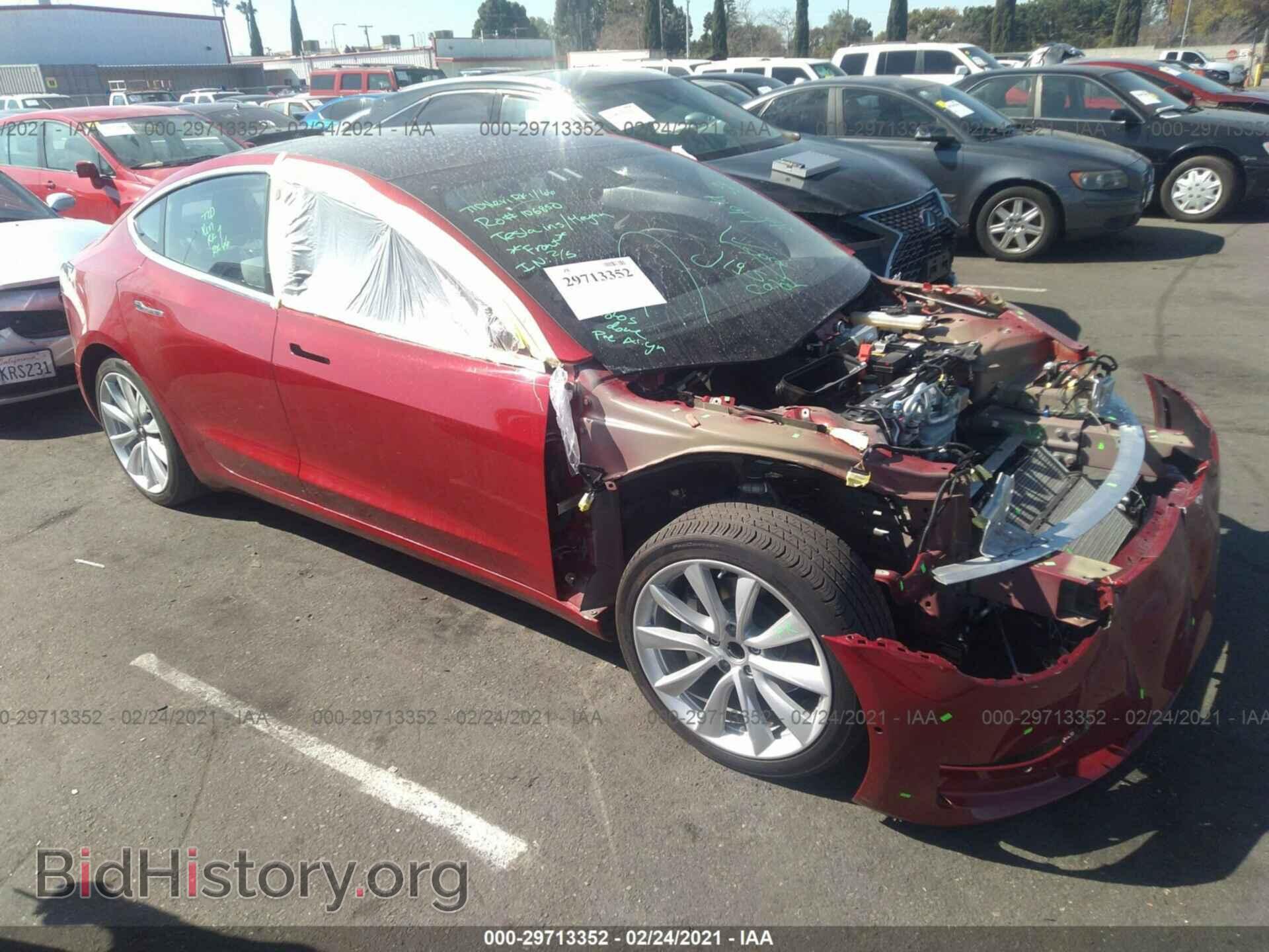 Photo 5YJ3E1EA1JF050852 - TESLA MODEL 3 2018