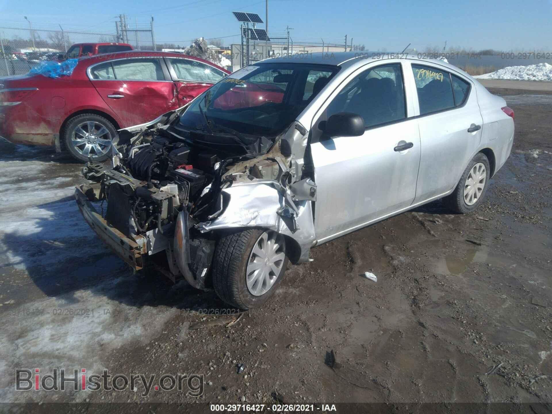2012 NISSAN VERSA - VIN: 3N1CN7AP1CL857652 - Фото 2
