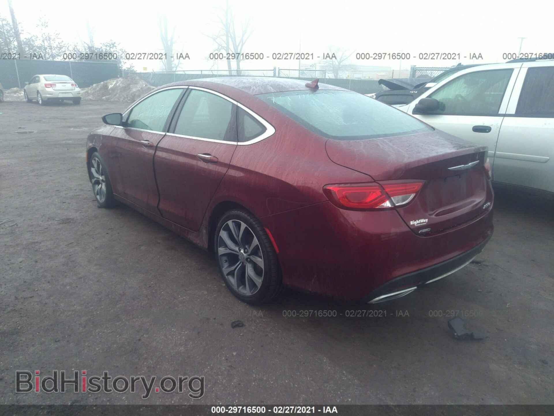 2015 CHRYSLER 200 - VIN: 1C3CCCEG7FN589625 - Фото 3