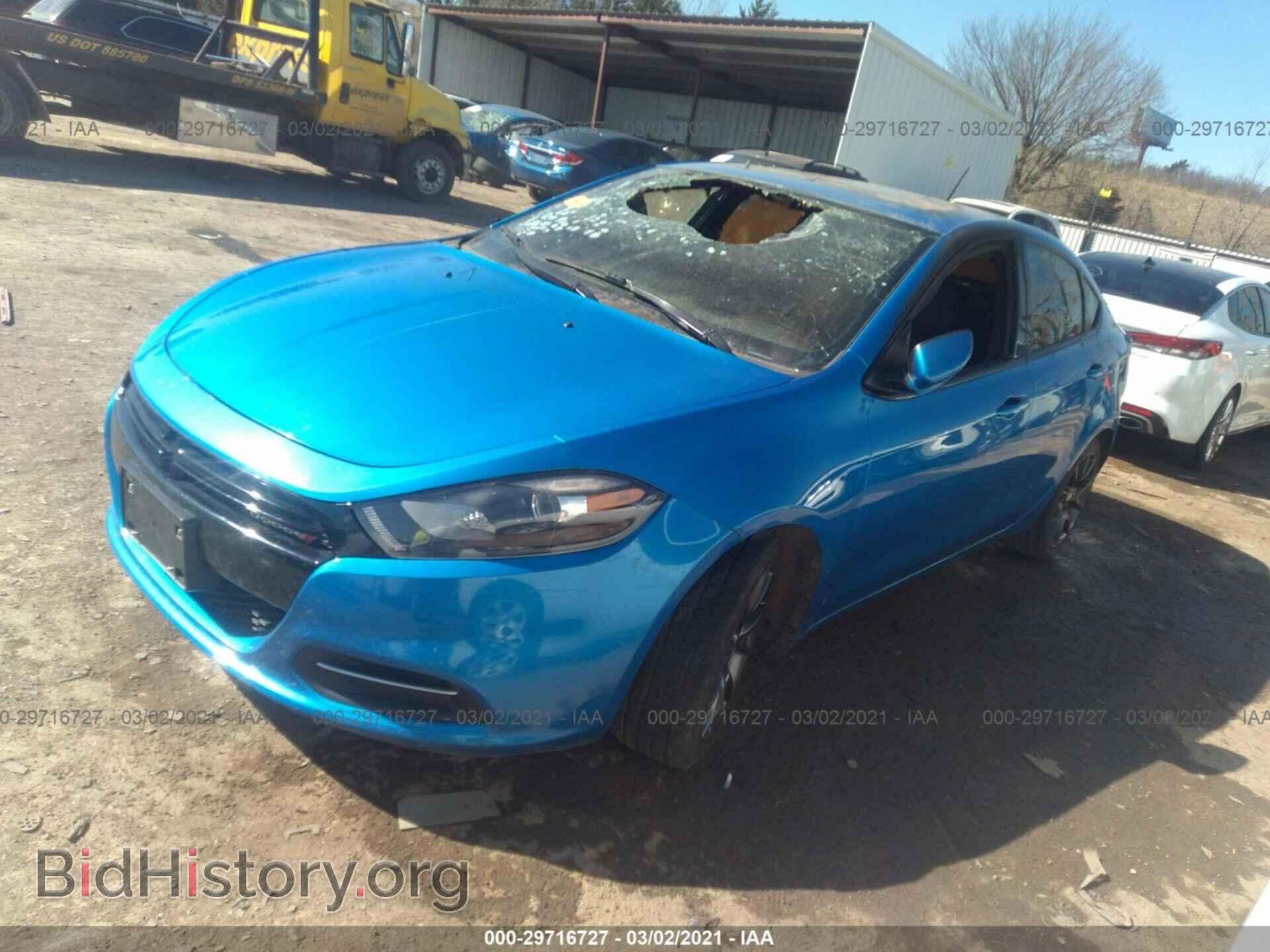 2016 DODGE DART - VIN: 1C3CDFAA3GD533754 - Фото 2