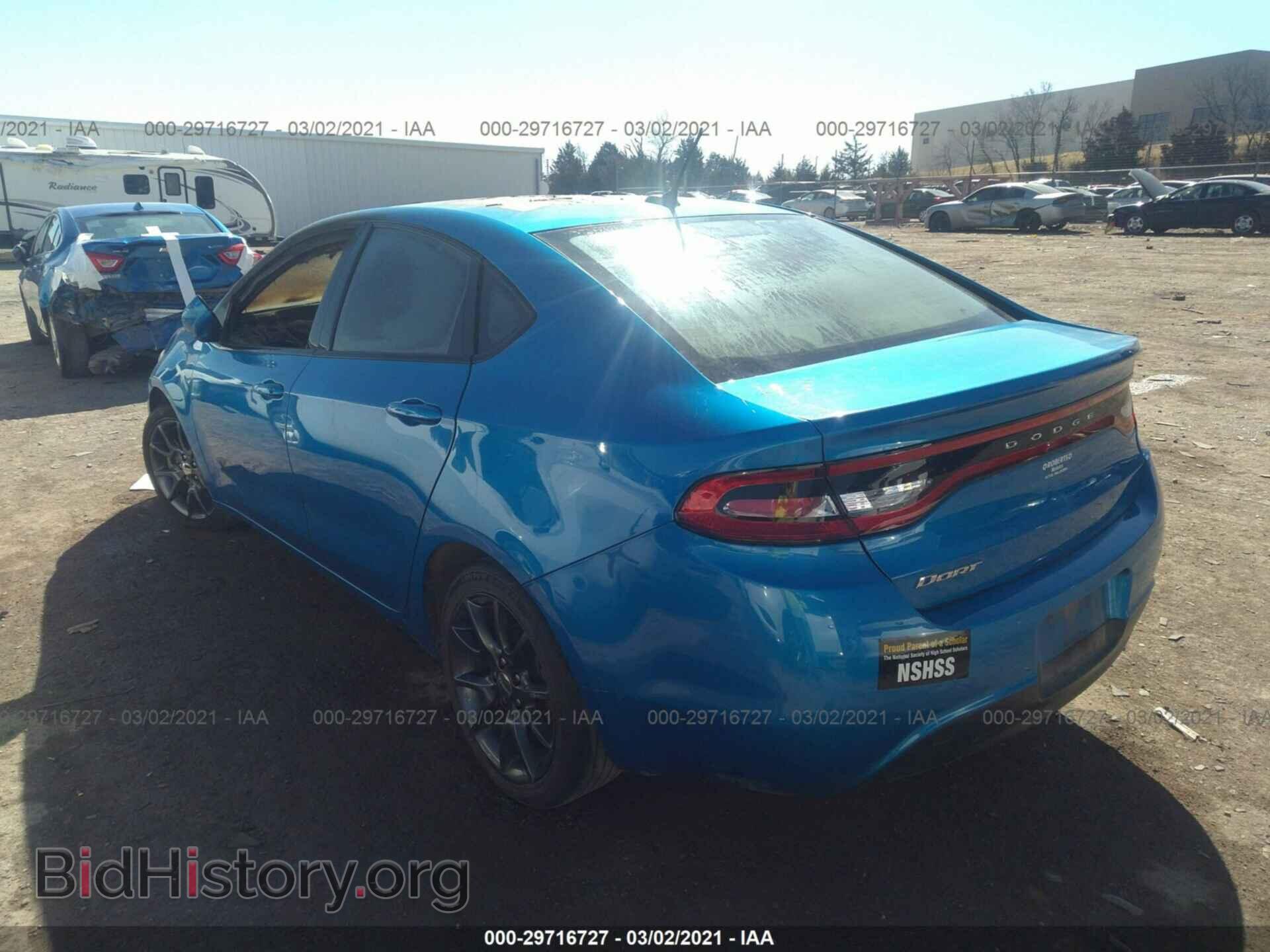 2016 DODGE DART - VIN: 1C3CDFAA3GD533754 - Фото 3