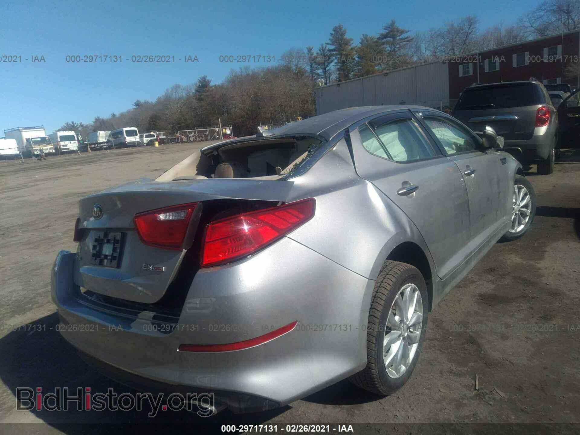 2015 KIA OPTIMA - VIN: 5XXGN4A71FG400269 - Фото 4