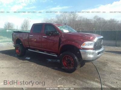 2013 RAM 2500 Lone Star, темно-бордовый — VIN 3C6UR5DL3DG543361, IAAI