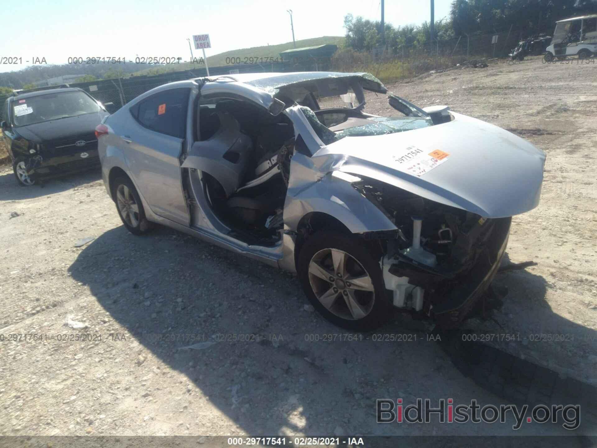 Photo KMHDH4AE7CU475617 - HYUNDAI ELANTRA 2012