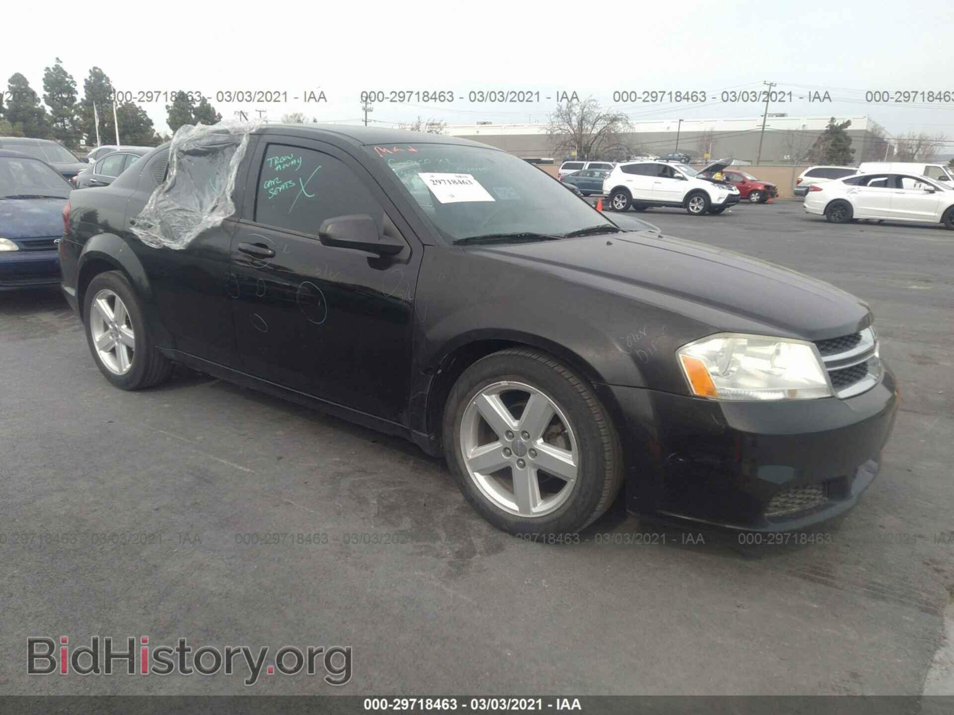 Photo 1C3CDZAB0DN607499 - DODGE AVENGER 2013