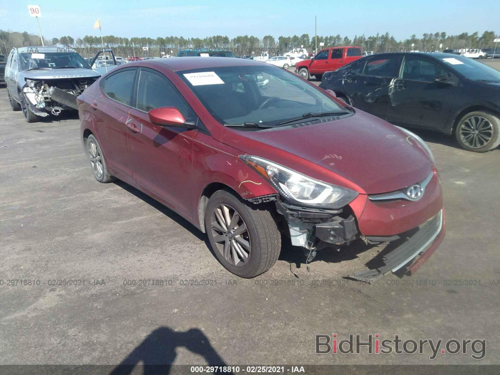 Фотография 5NPDH4AEXGH708426 - HYUNDAI ELANTRA 2016