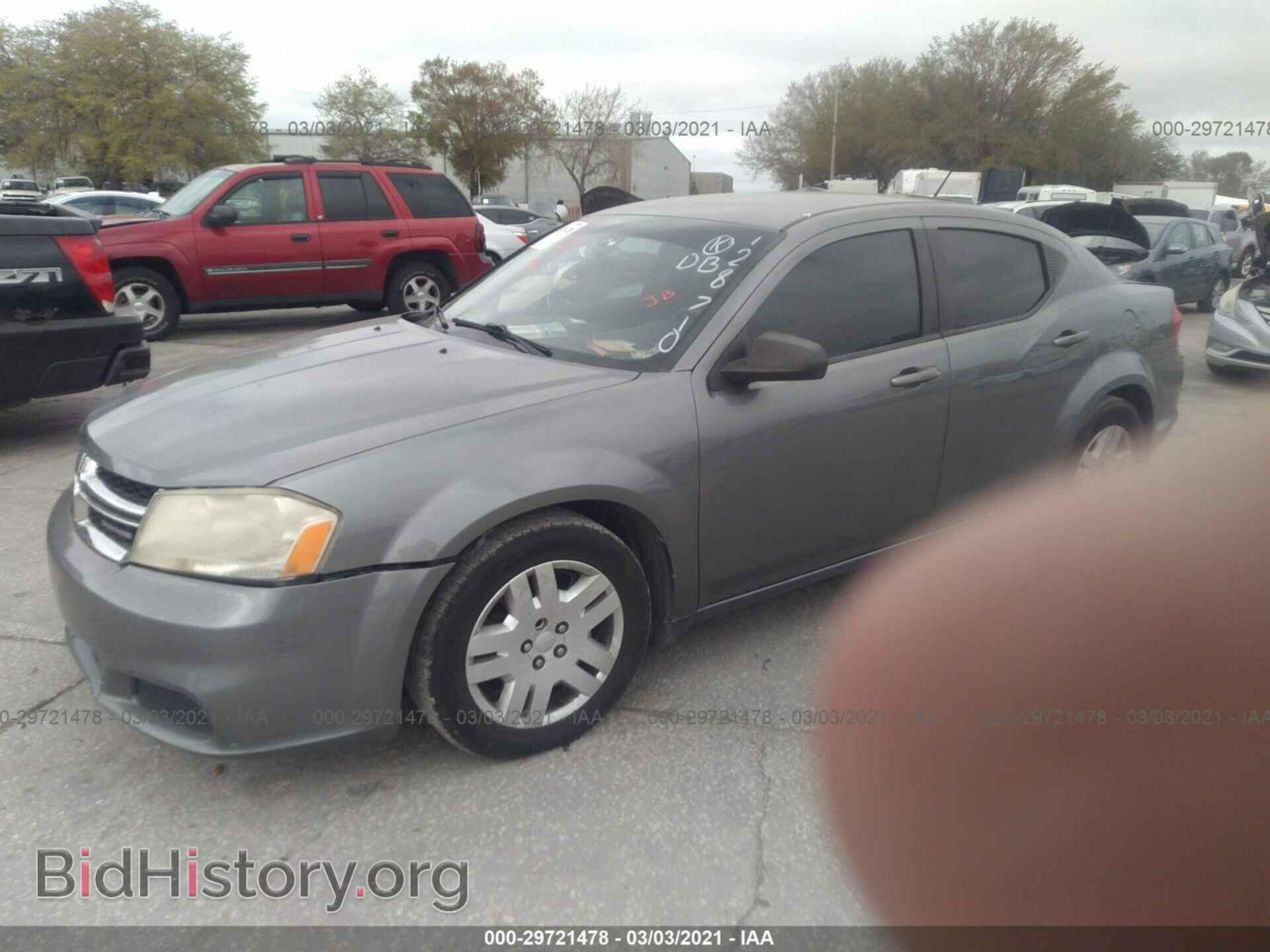 2012 DODGE AVENGER - VIN: 1C3CDZAB9CN128710 - Фото 2