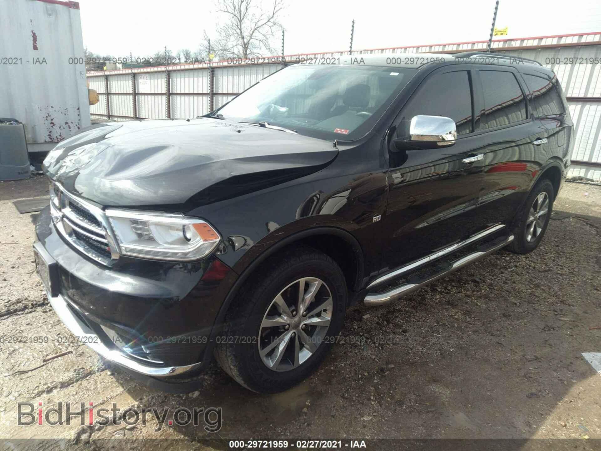2016 DODGE DURANGO - VIN: 1C4RDJDG7GC433221 - Photo 2