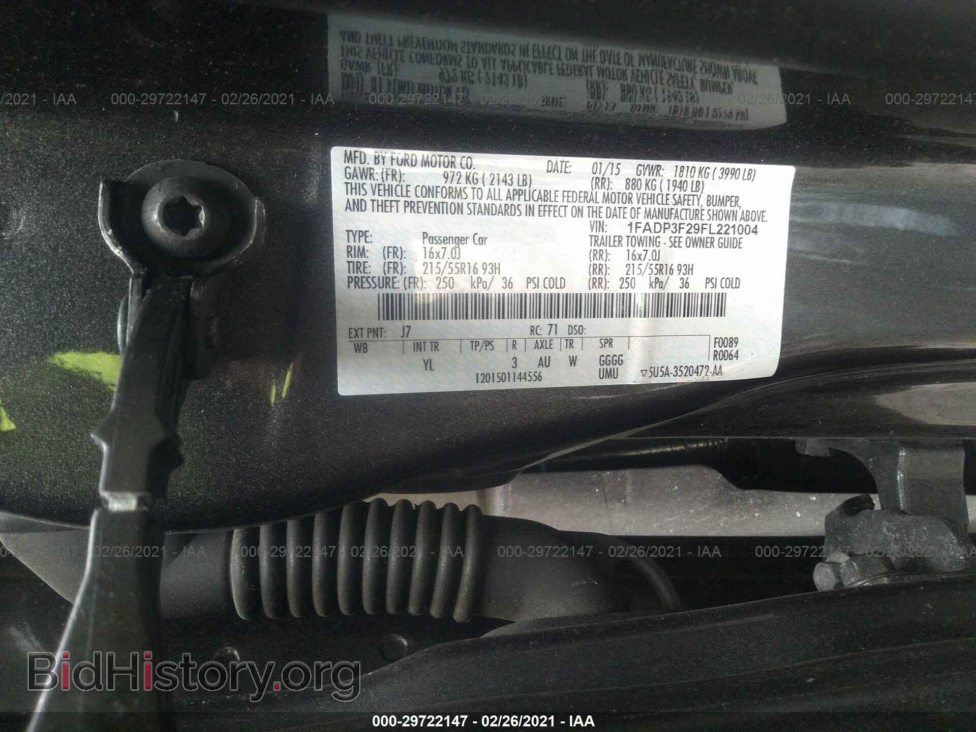 2015 FORD FOCUS - VIN: 1FADP3F29FL221004 - Photo 9