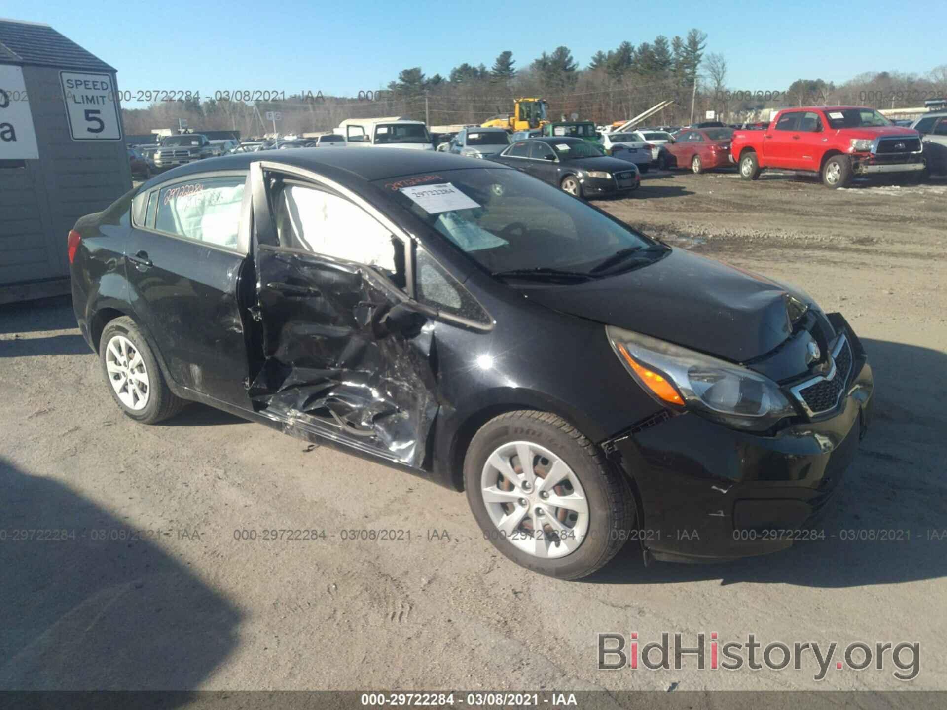 Photo KNADN4A31E6397447 - KIA RIO 2014