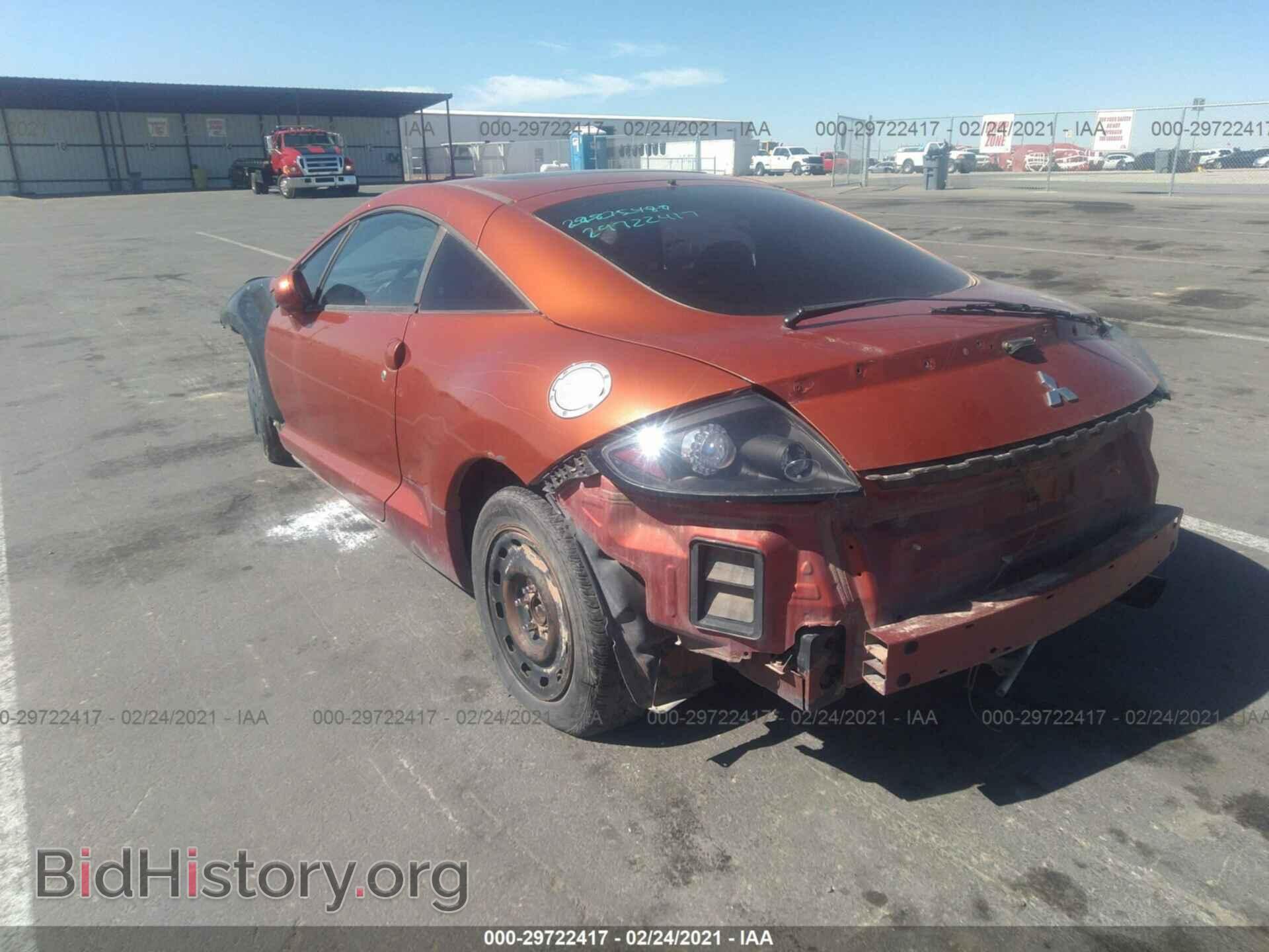 2006 MITSUBISHI ECLIPSE - VIN: 4A3AK24F76E010817 - Фото 3