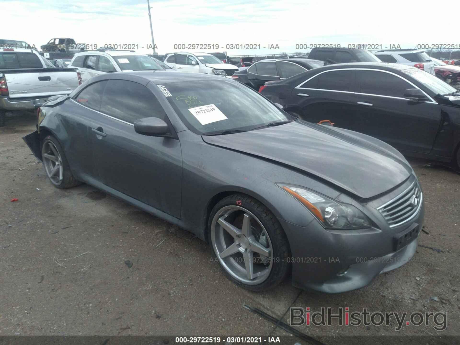 Photo JN1CV6FE3BM952140 - INFINITI G37 CONVERTIBLE 2011