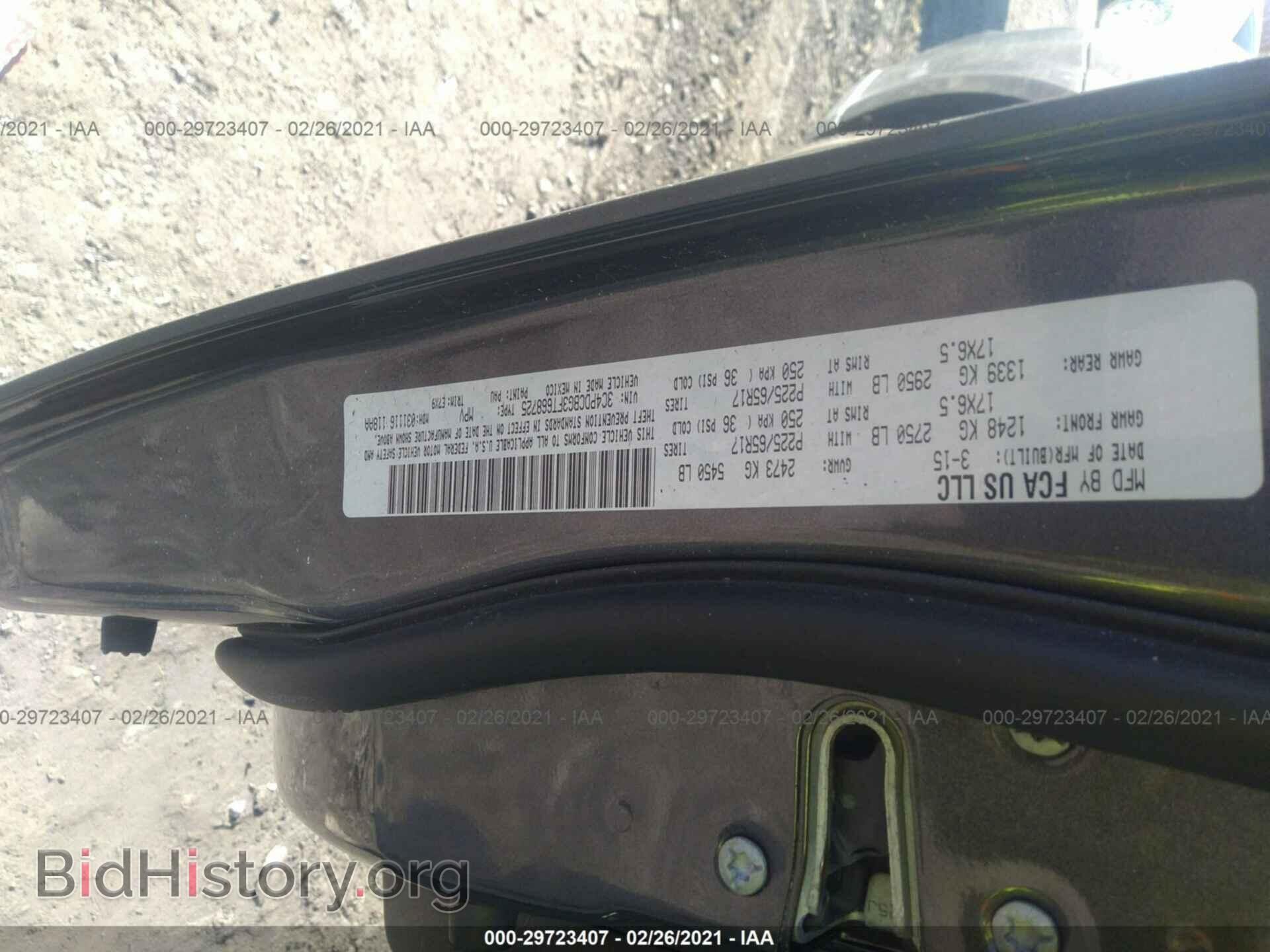2015 DODGE JOURNEY - VIN: 3C4PDCBG3FT668725 - Photo 9