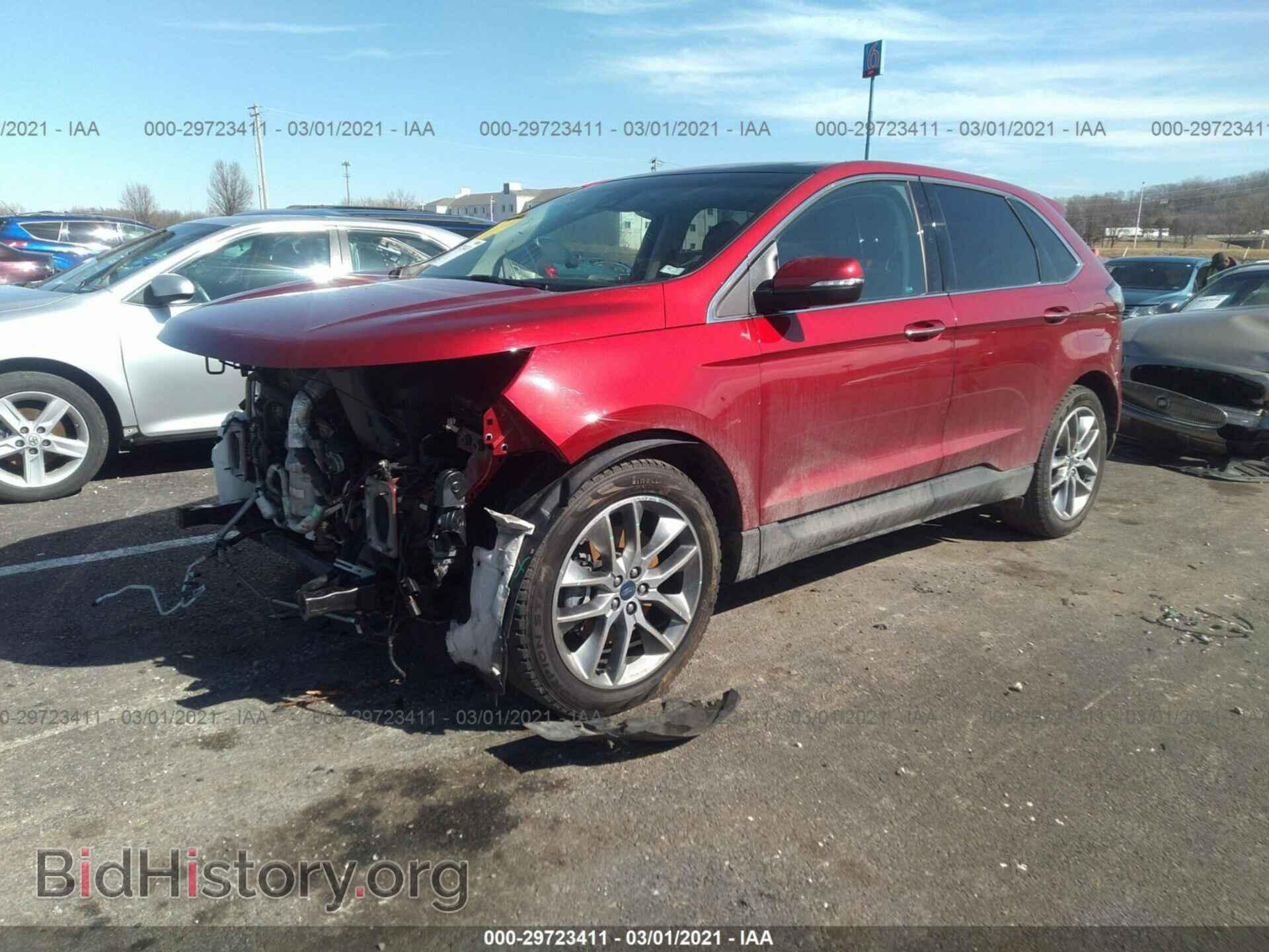 2015 FORD EDGE - VIN: 2FMPK4K87FBC33704 - Фото 2