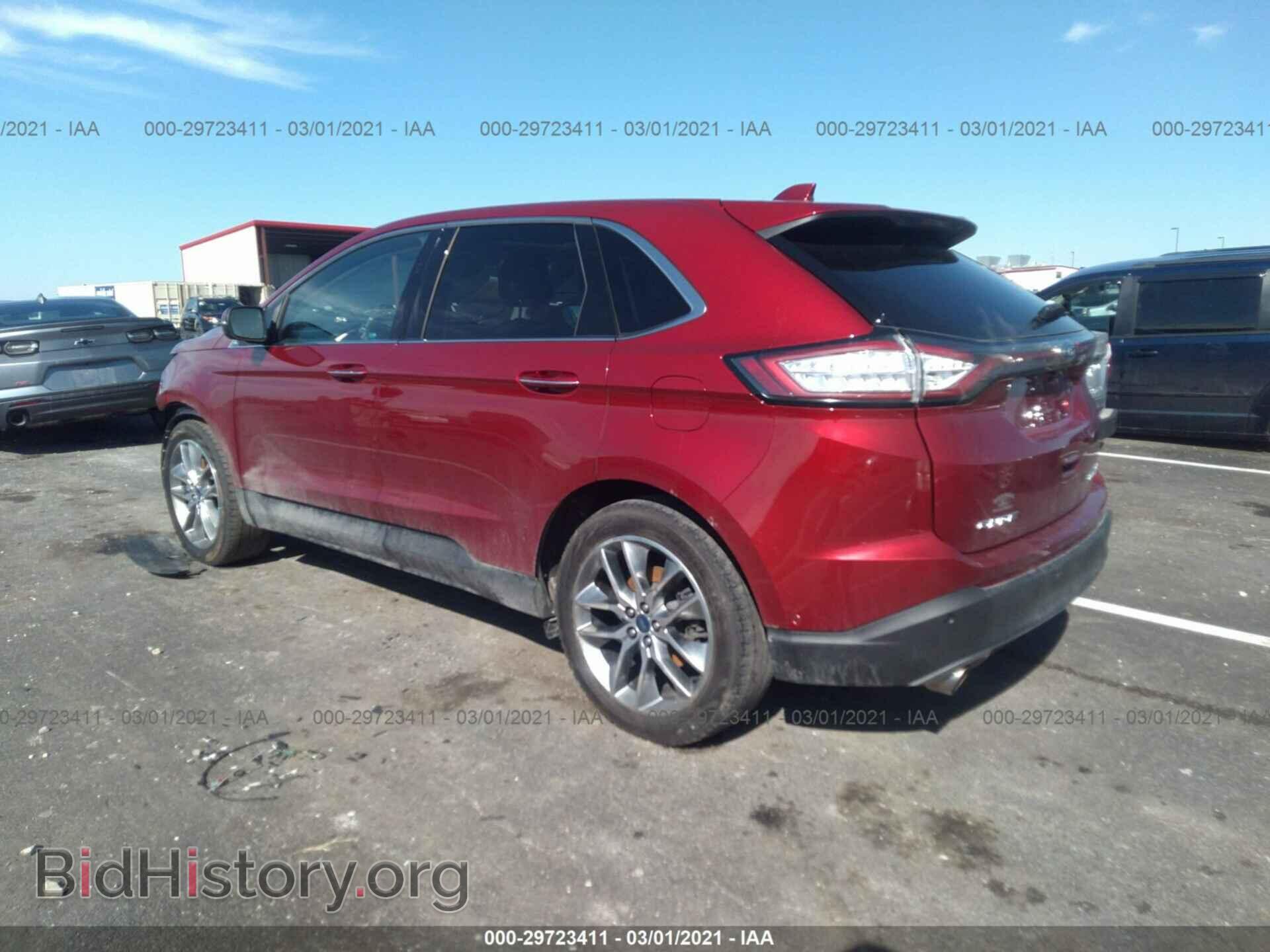 2015 FORD EDGE - VIN: 2FMPK4K87FBC33704 - Фото 3