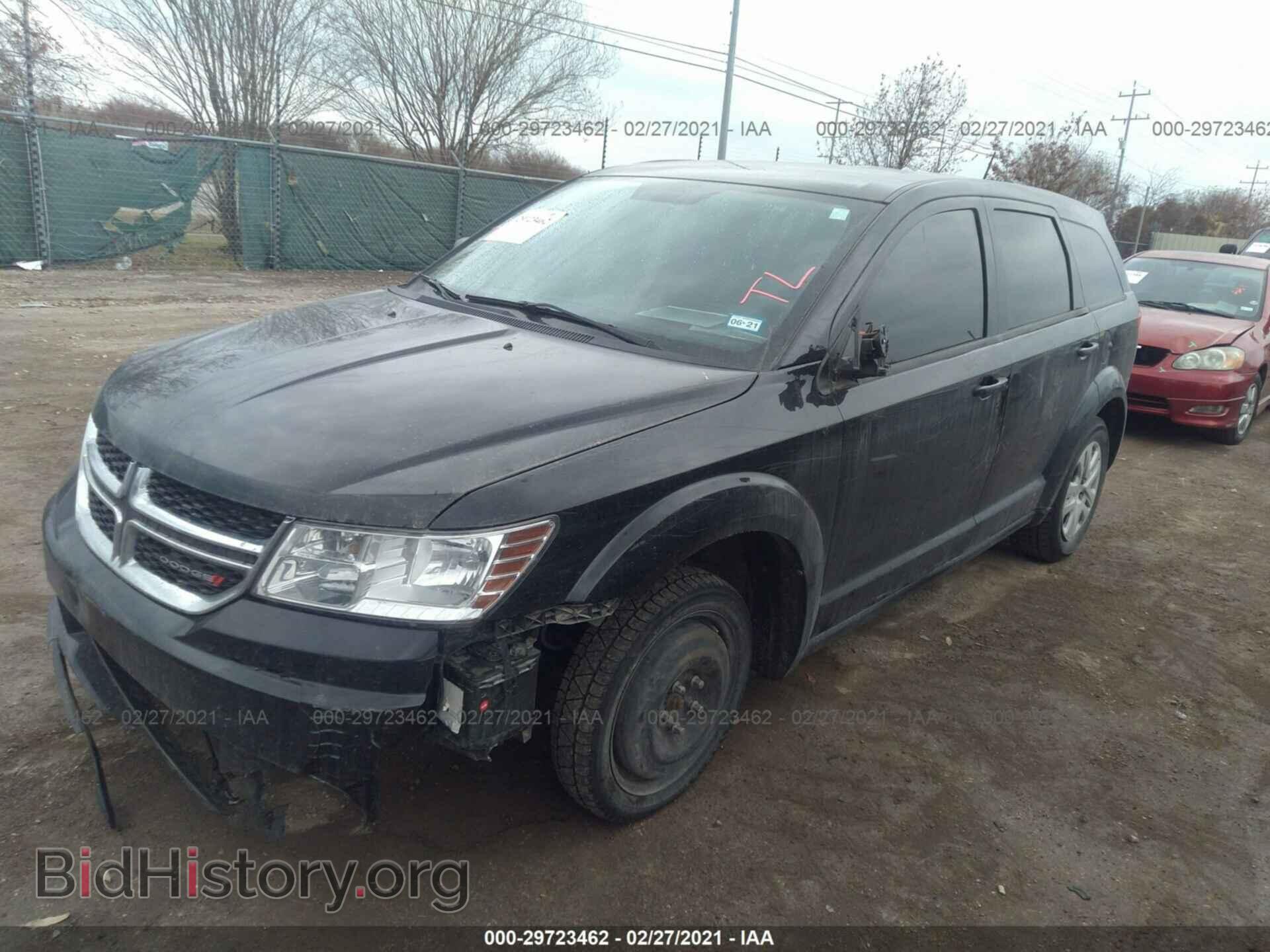 2014 DODGE JOURNEY - VIN: 3C4PDCAB0ET216574 - Фото 2